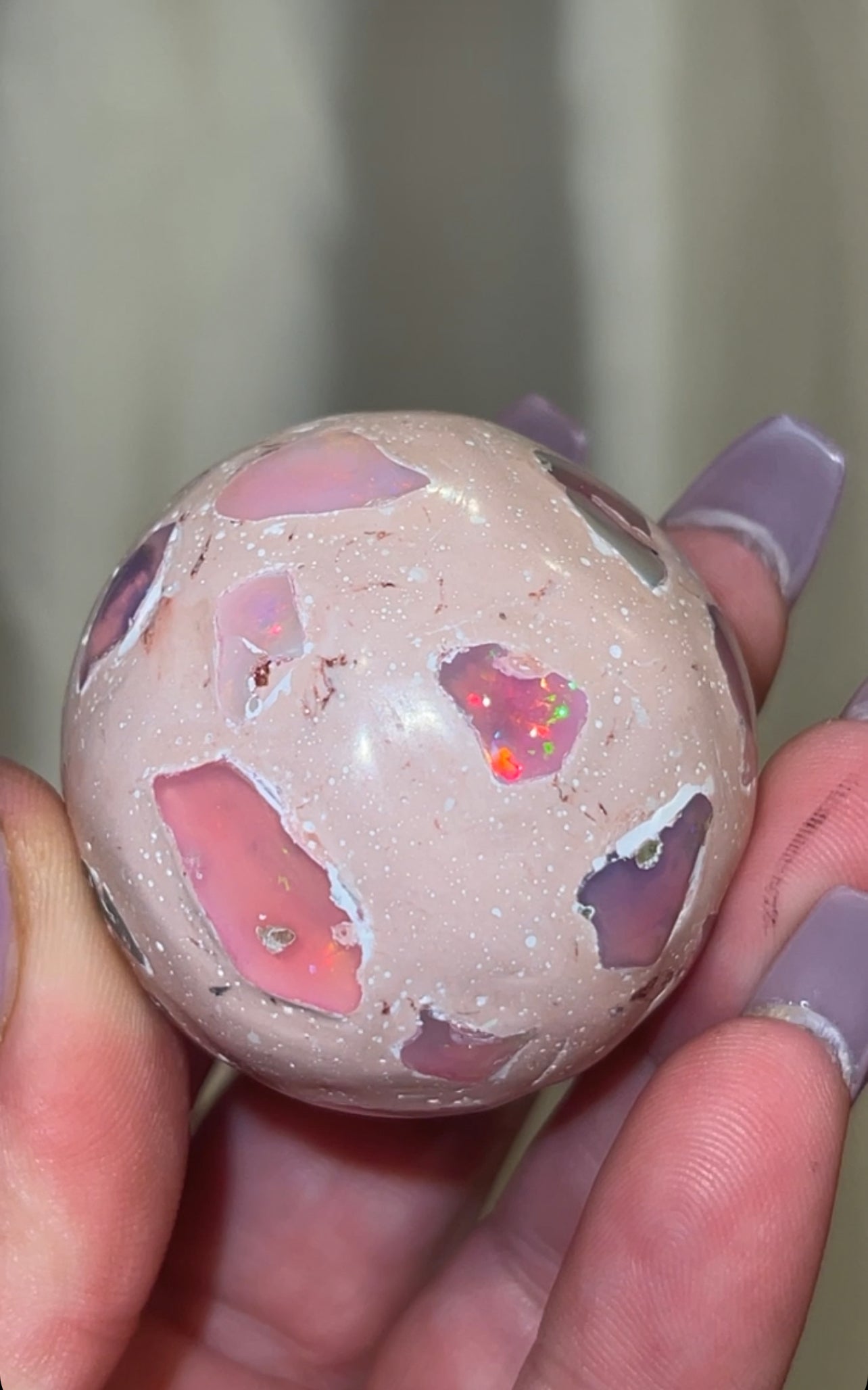 Mexican Fire Opal AAA Sphere