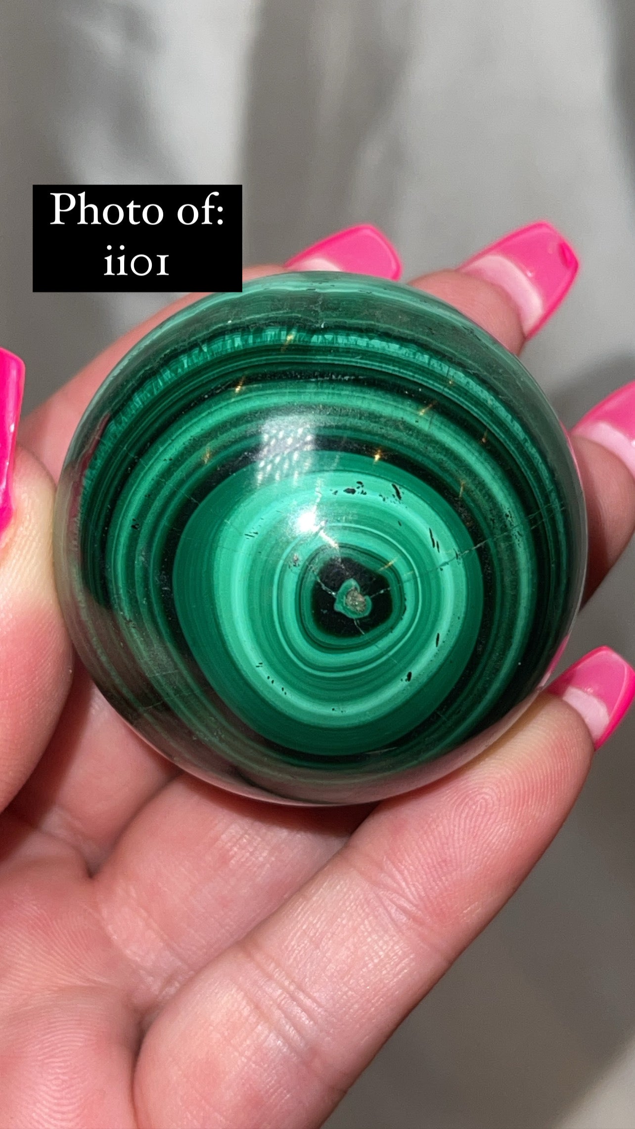 Malachite AA Large/XL Sphere