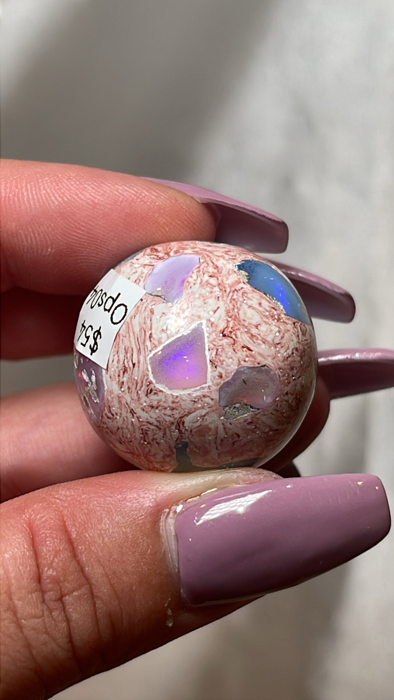 Mexican Fire Opal AAA Sphere