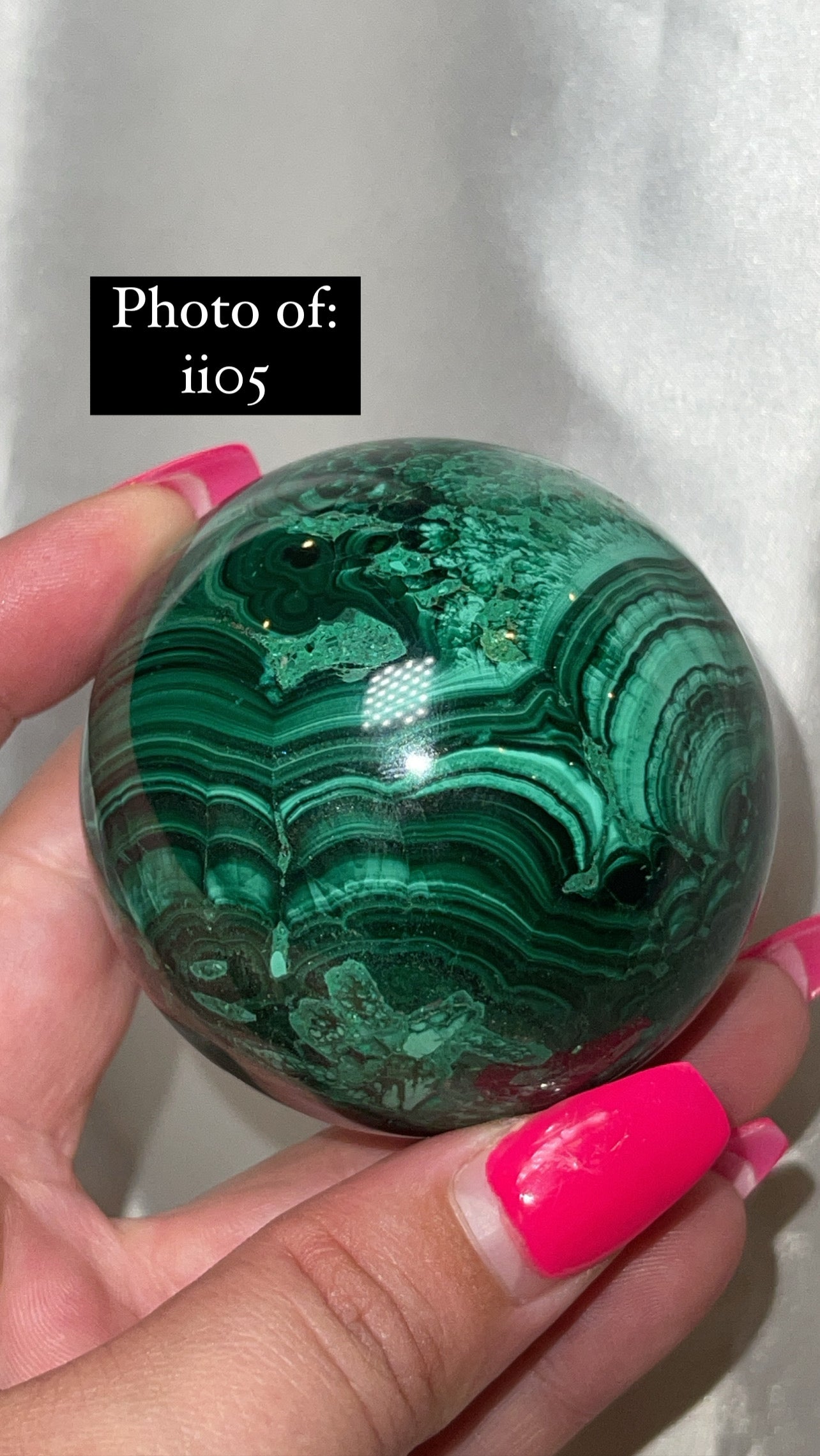 Malachite AA Large/XL Sphere