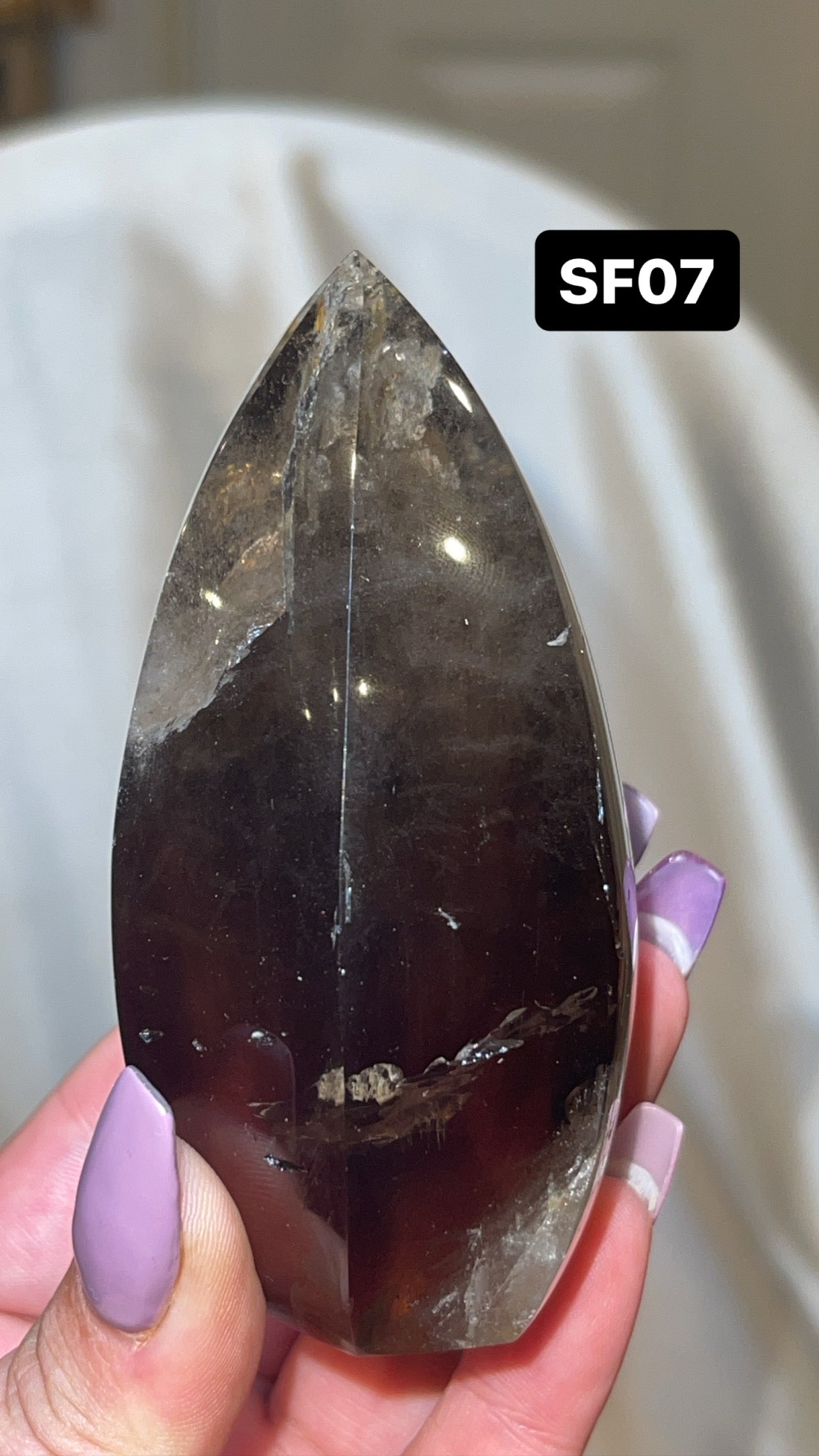 Smoky Quartz AAA Flame