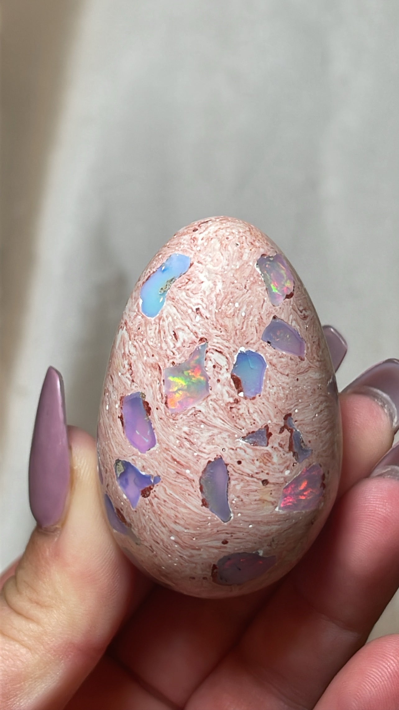 Mexican Fire Opal AAA Egg