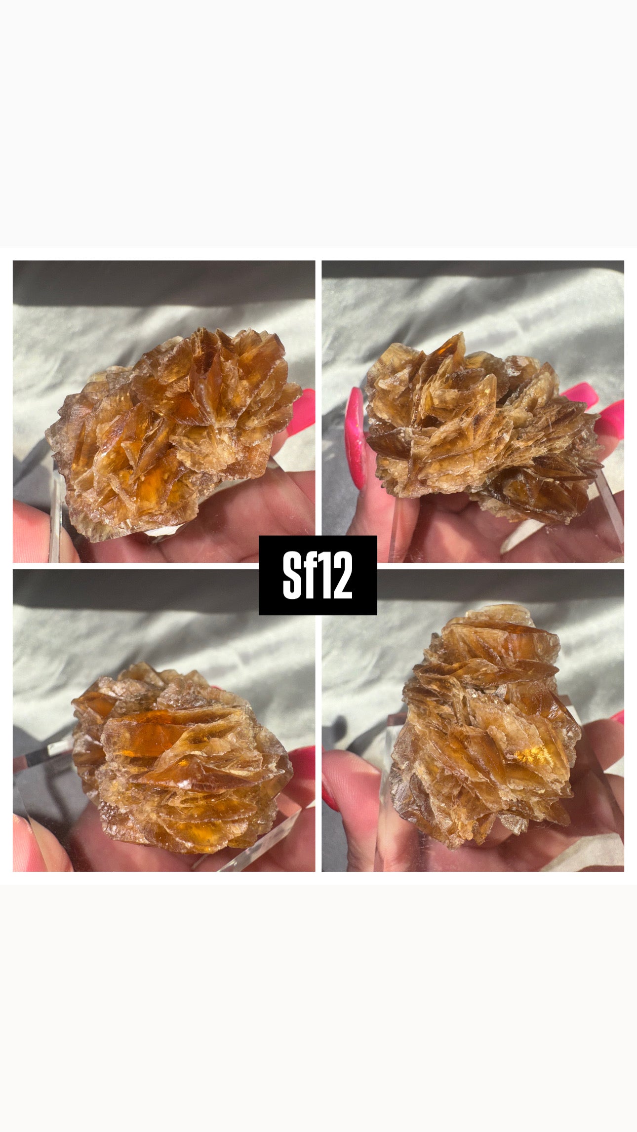 Gypsum Var Selenite Flower