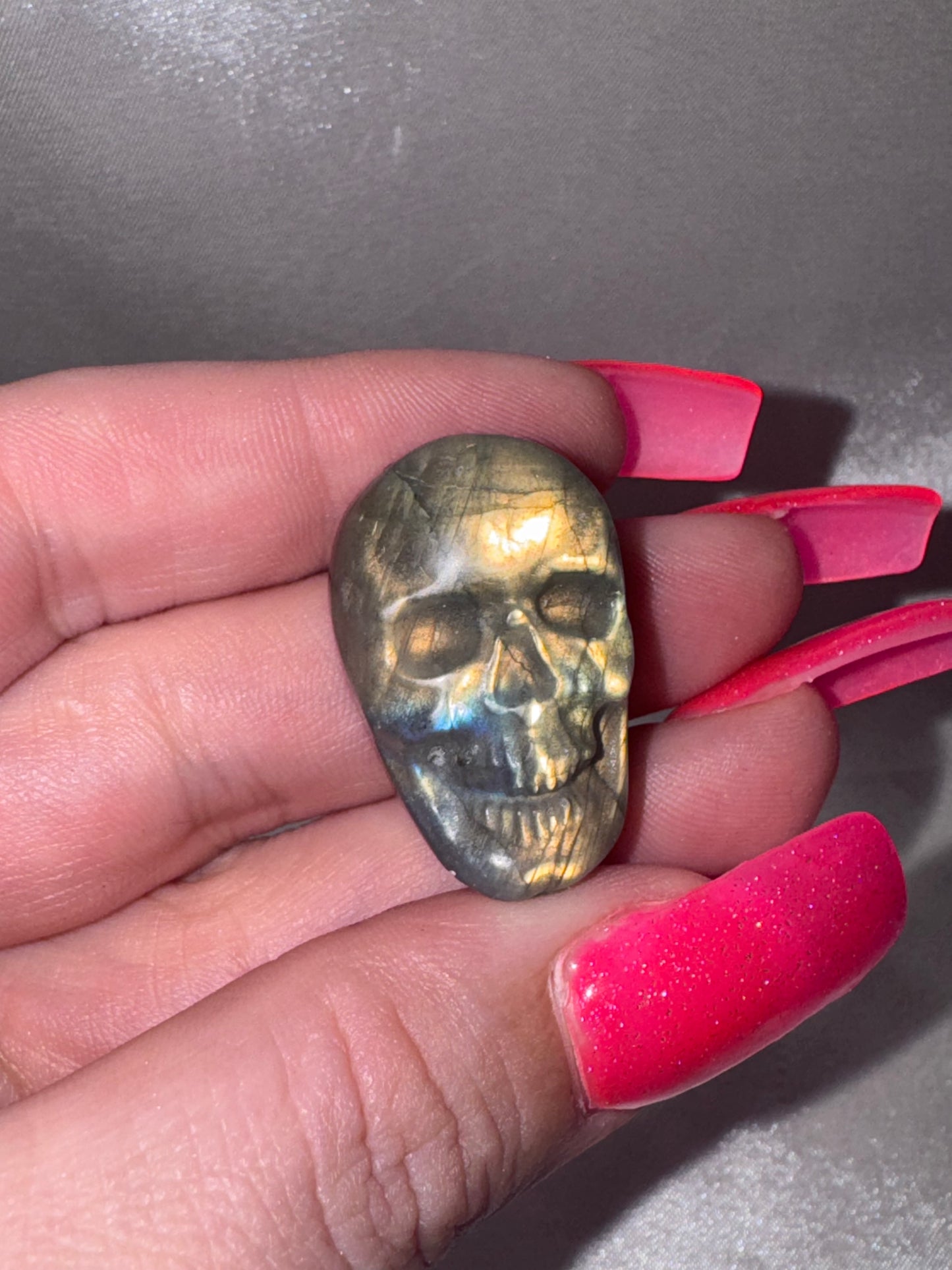 Labradorite Skull