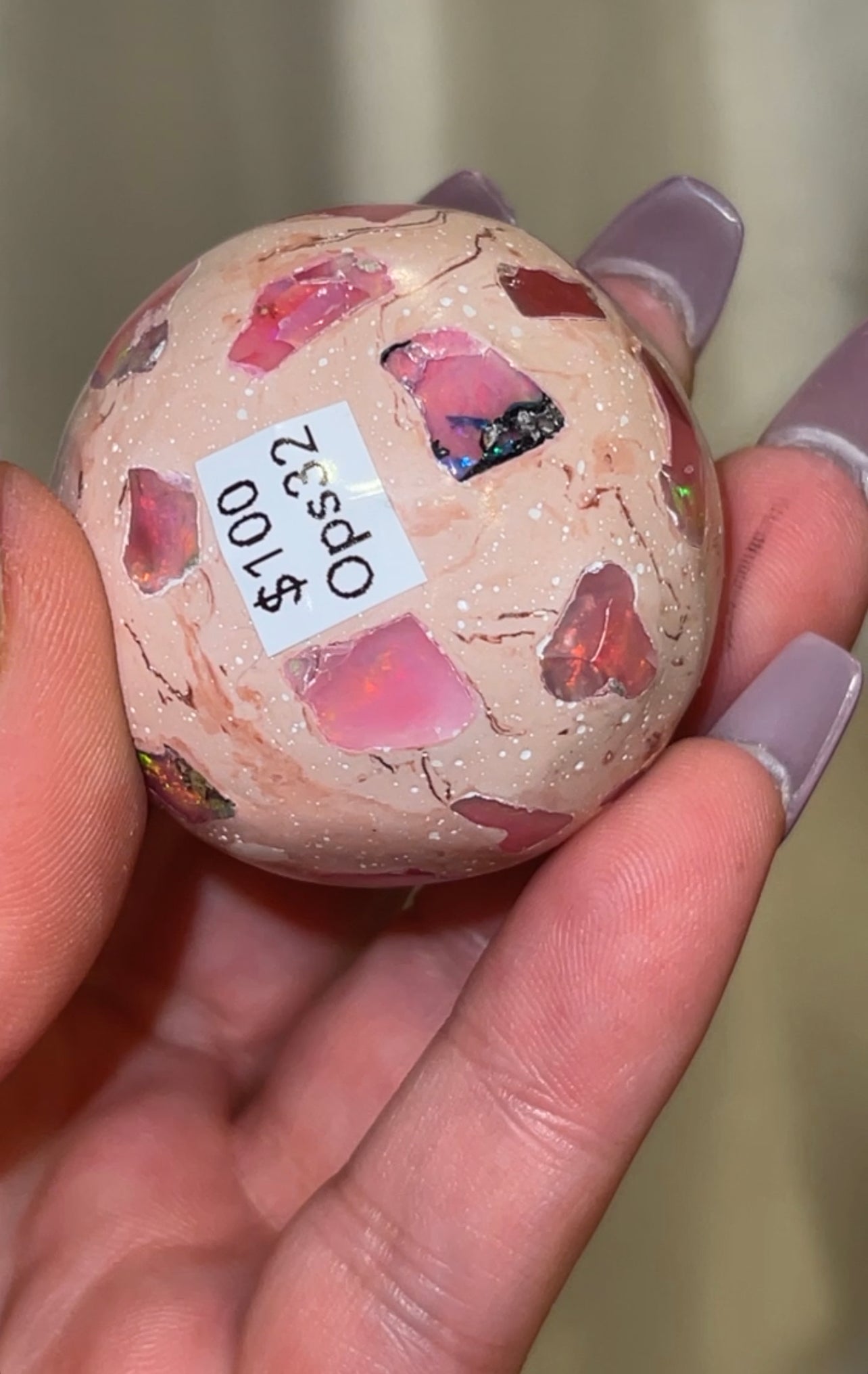 Mexican Fire Opal AAA Sphere