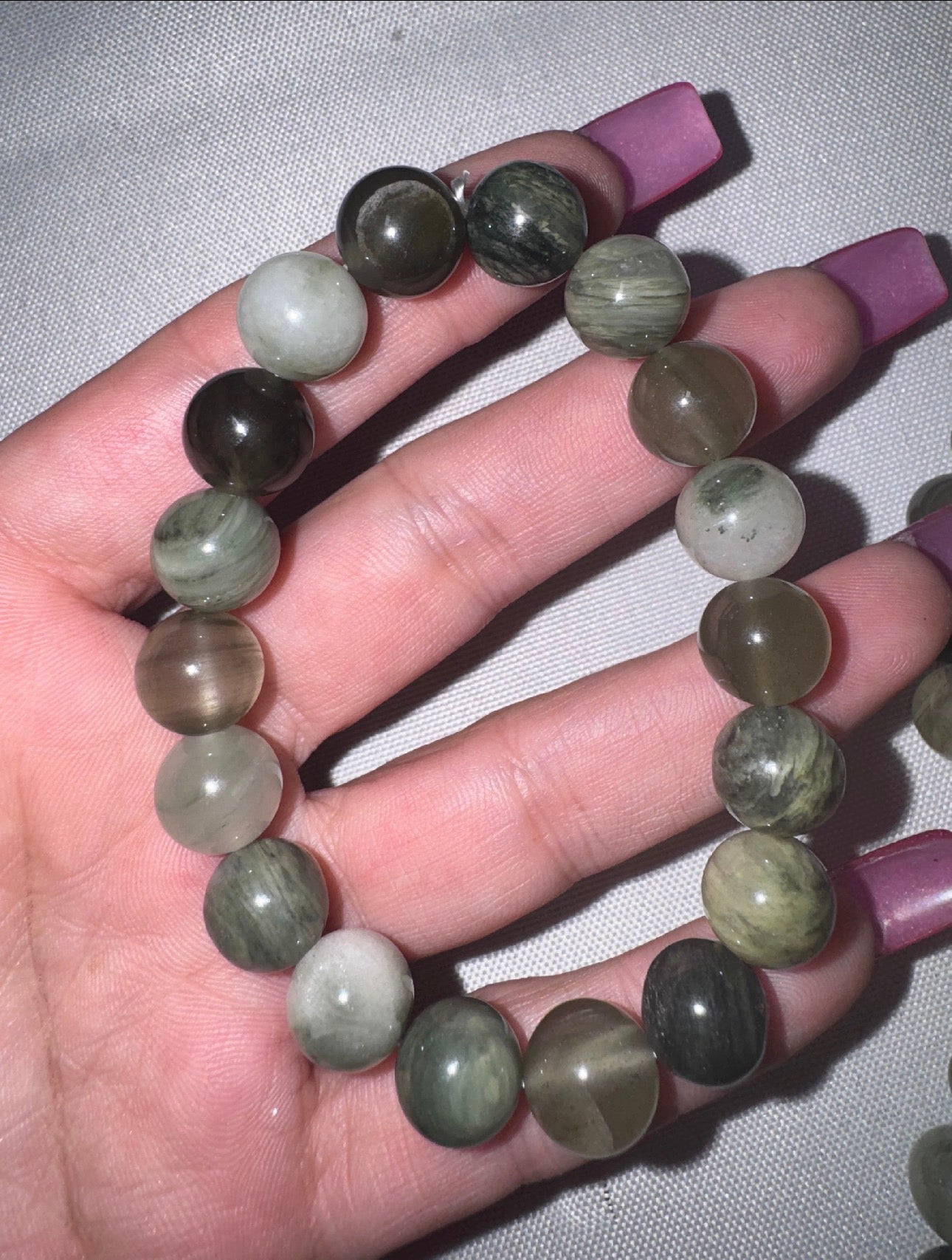 Green Quartz AAA Bracelet (10mm)