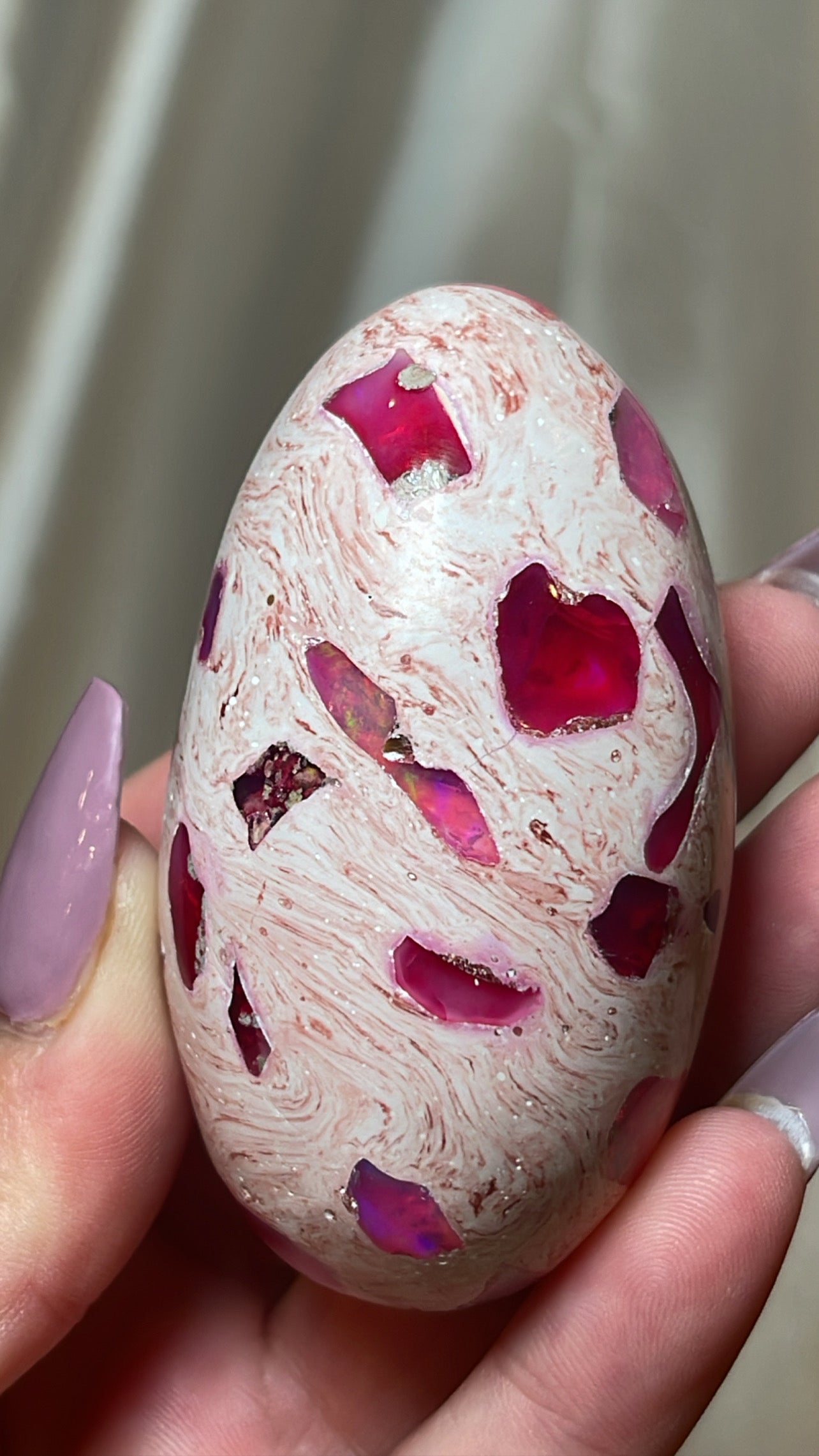 Mexican Fire Opal AAA Egg