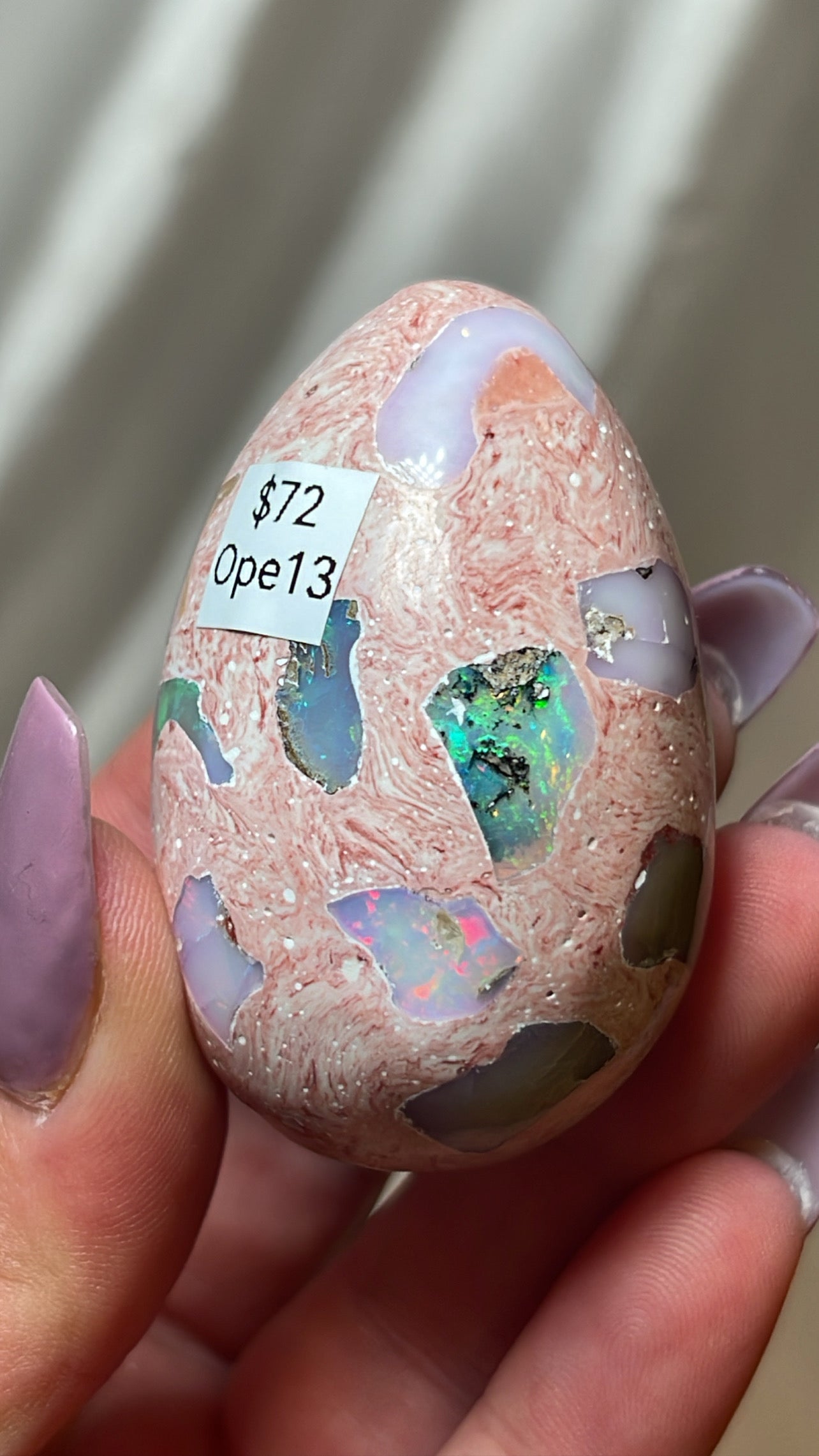 Mexican Fire Opal AAA Egg