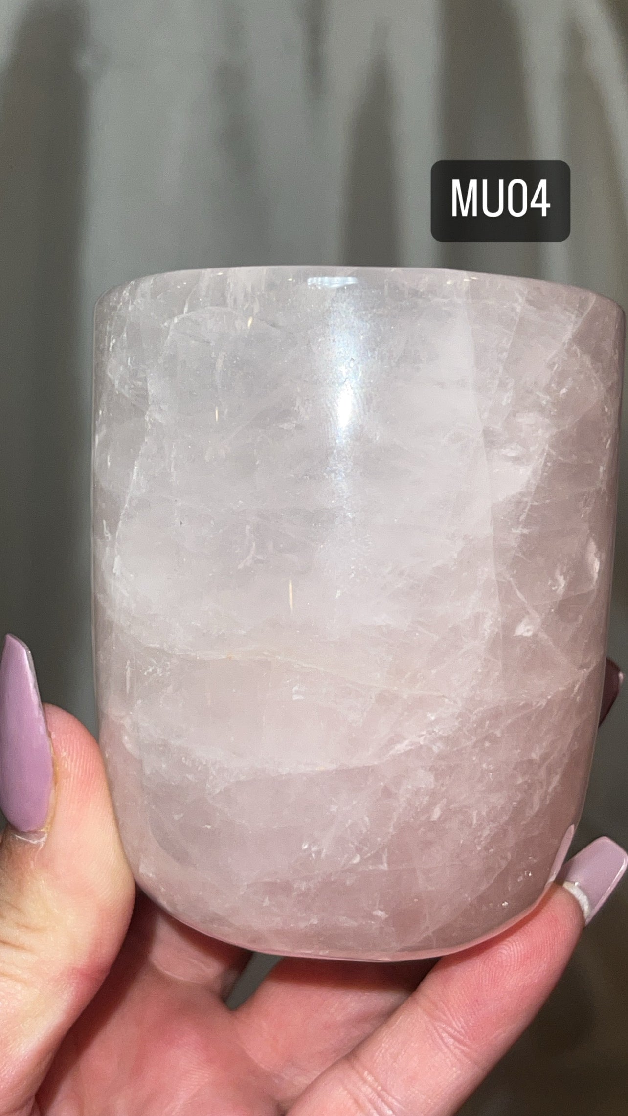 Rose Quartz AAA Cup