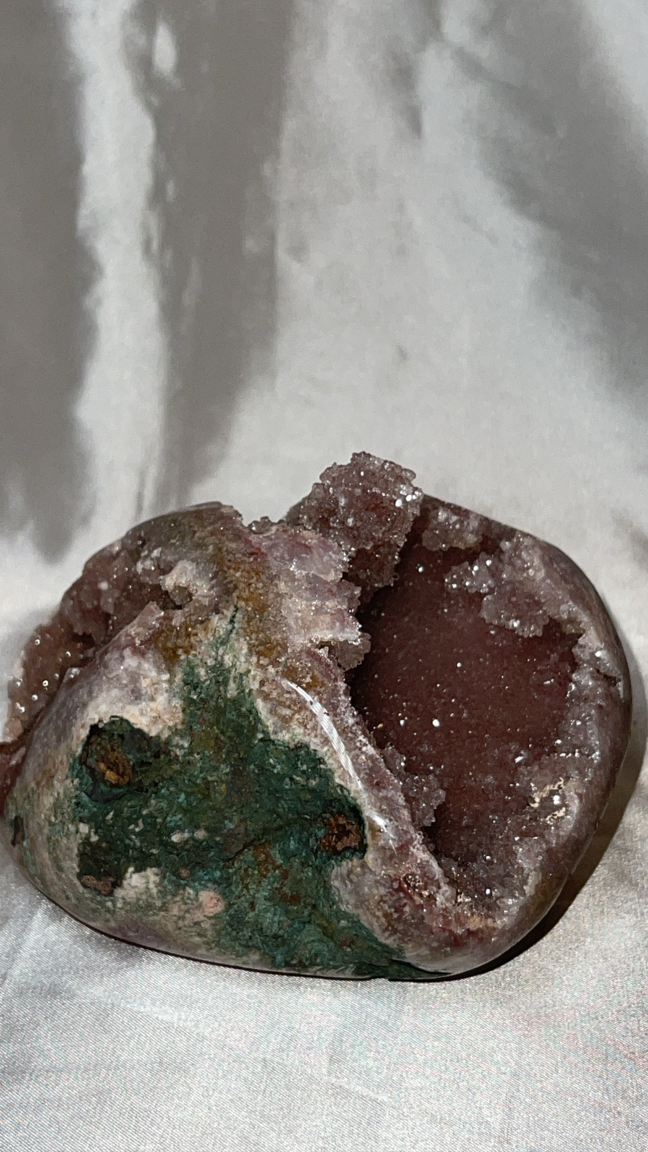 Pink Amethyst Druzy Large Stalachtite Freeform