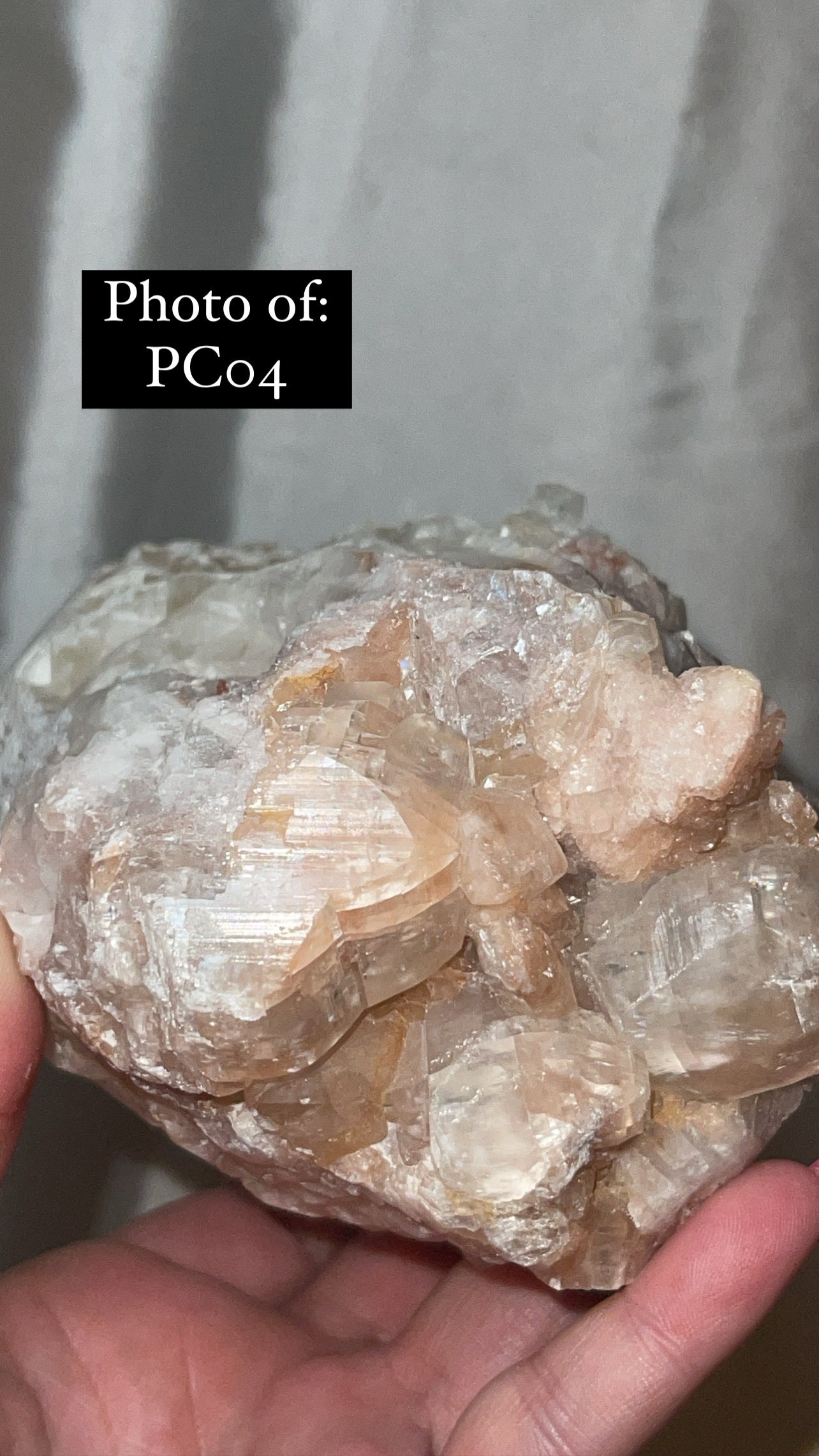 Pink Calcite Large Display Specimen