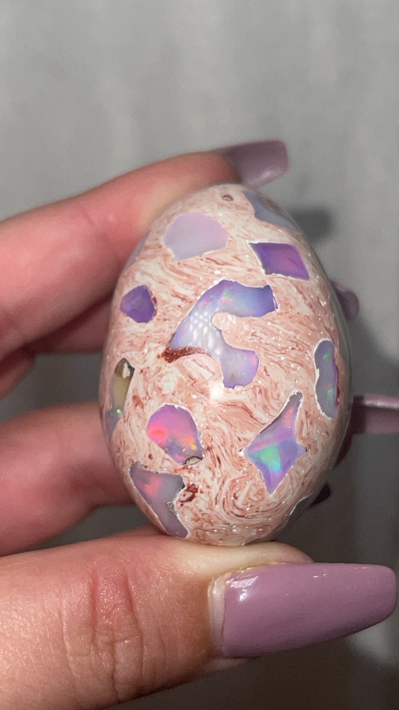 Mexican Fire Opal AAA Egg