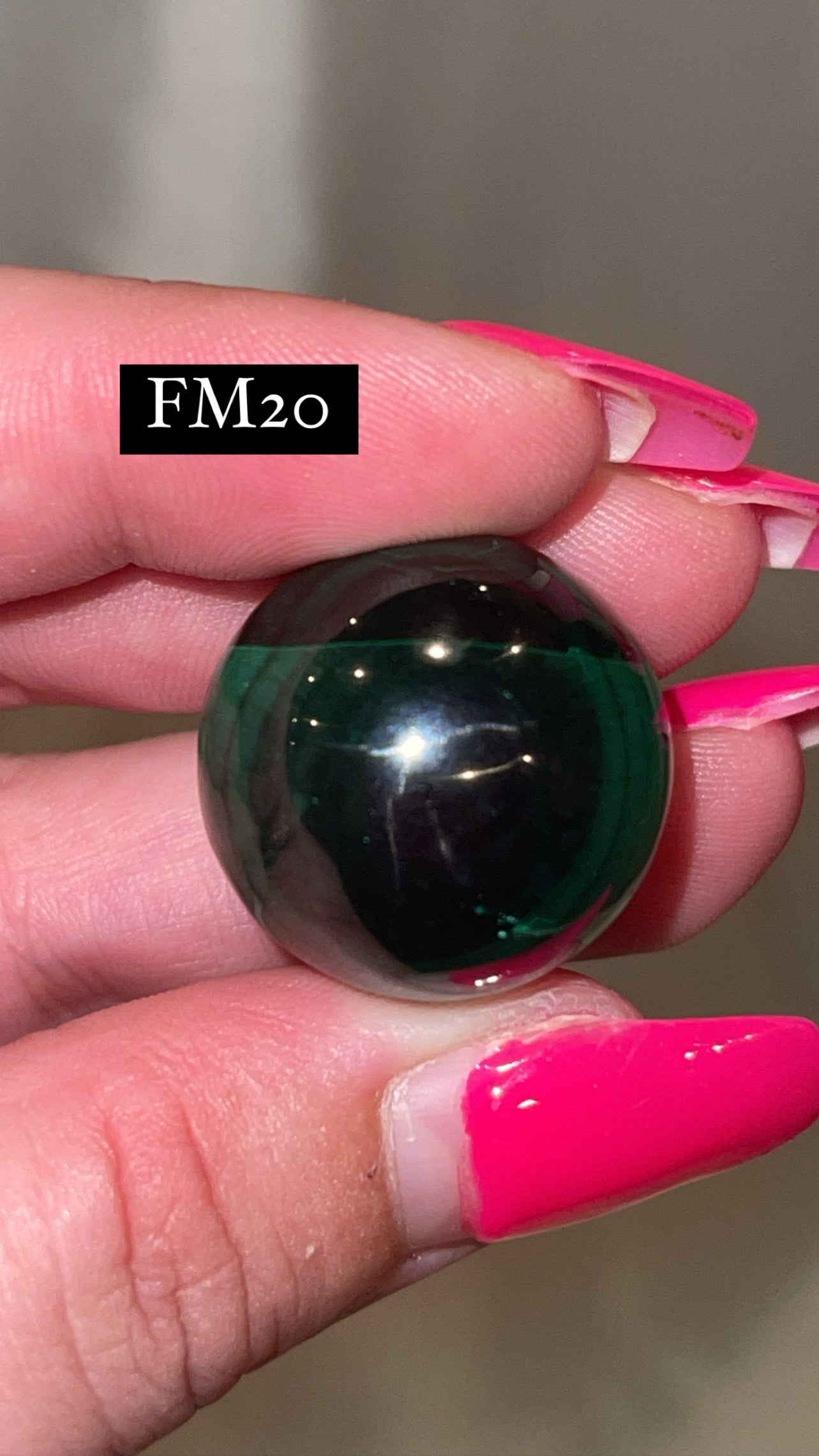 Velvet Fibrous Malachite AAA Sphere
