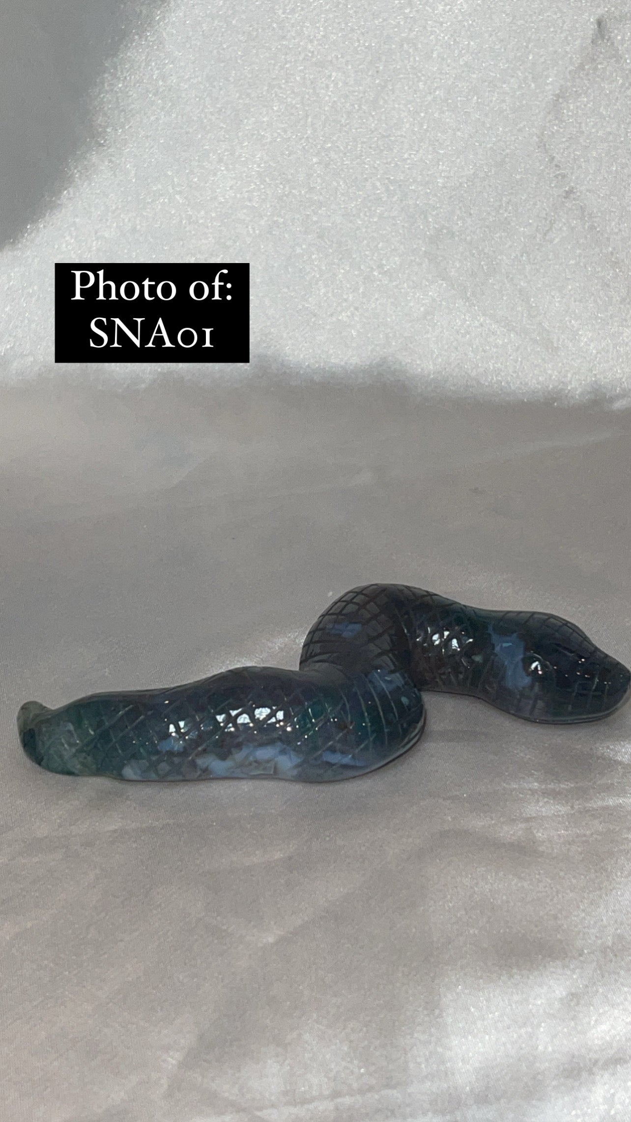 Moss Agate Large Snake