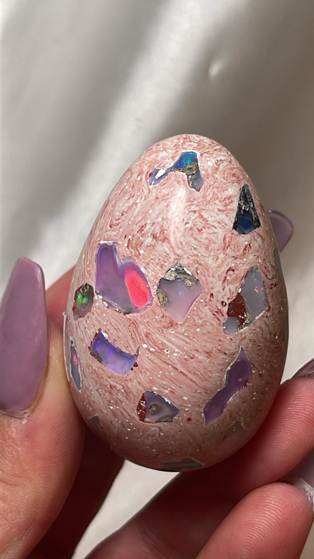 Mexican Fire Opal AAA Egg
