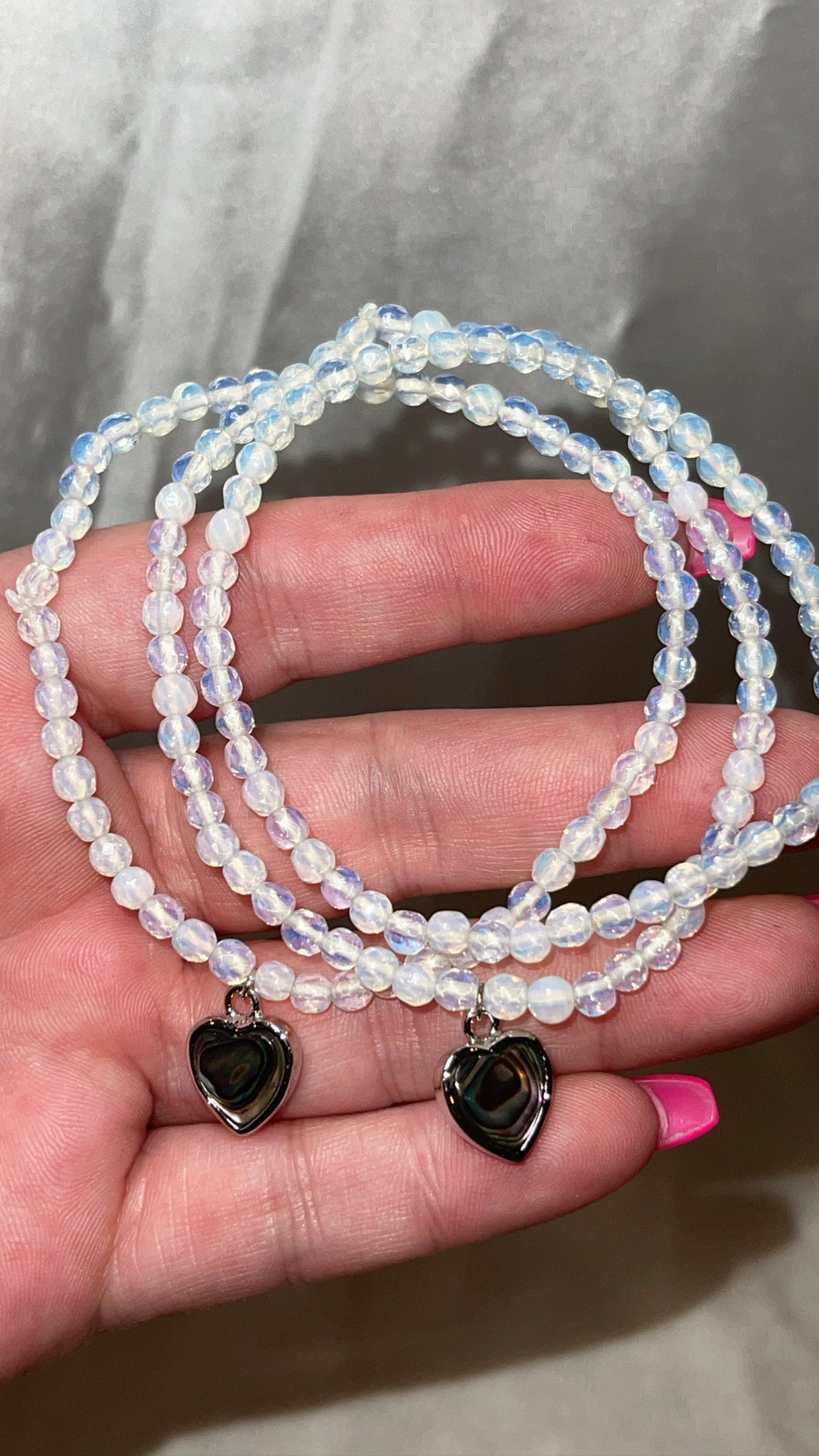 Opalite Faceted 4mm Bracelet