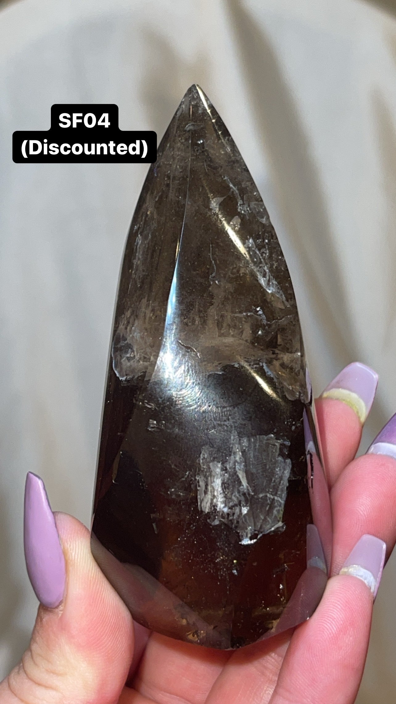 Smoky Quartz AAA Flame