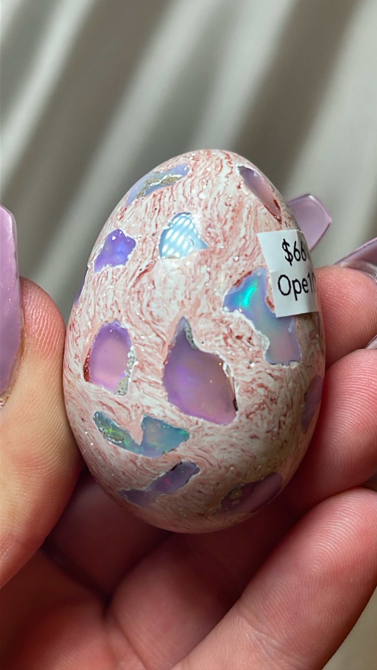 Mexican Fire Opal AAA Egg