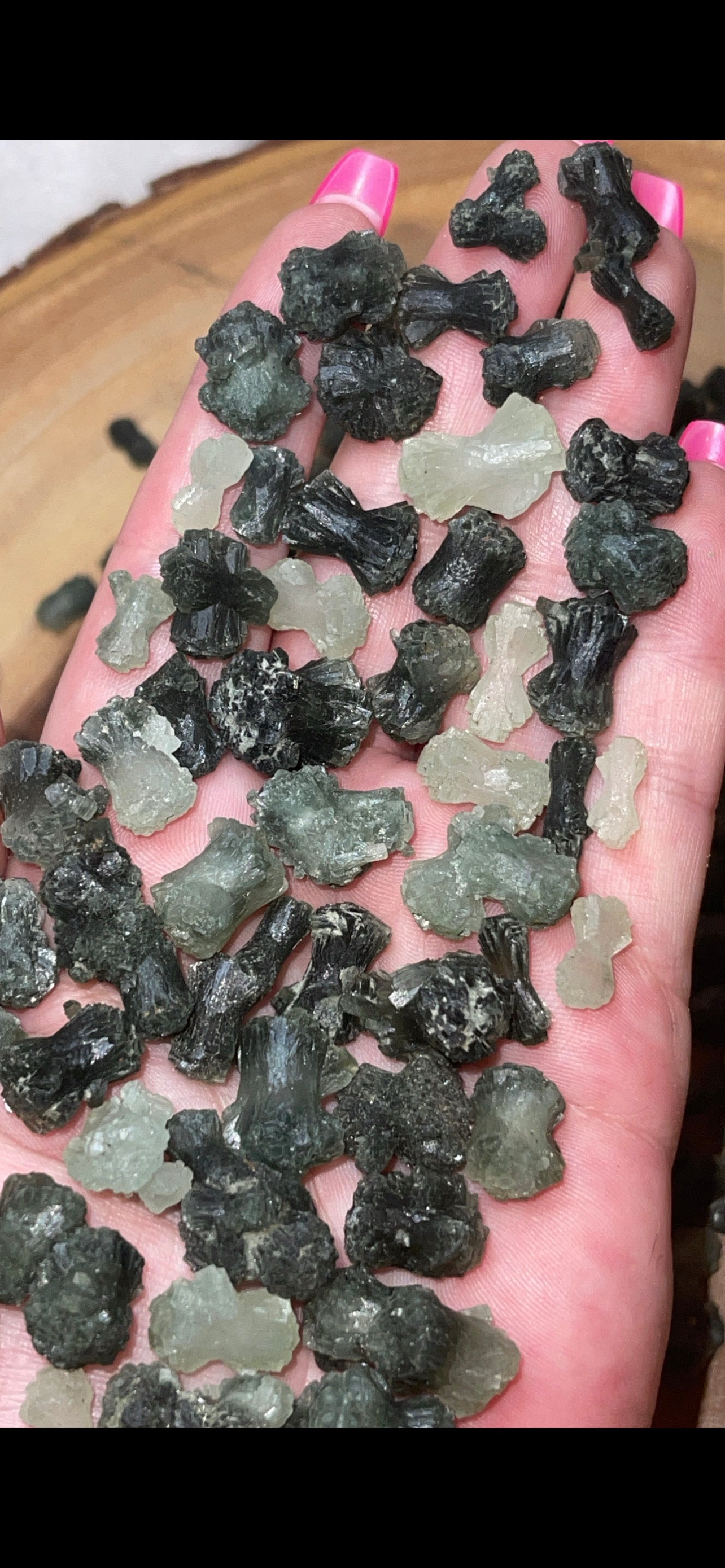 Prehnite Epidote Bowtie Bundle