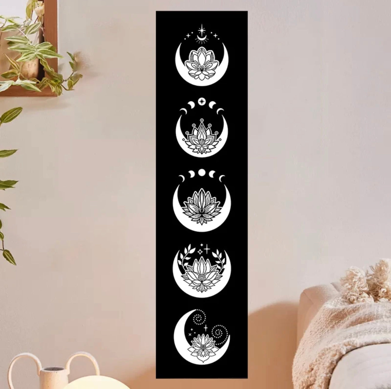 Moon Lotus Wall Hanging