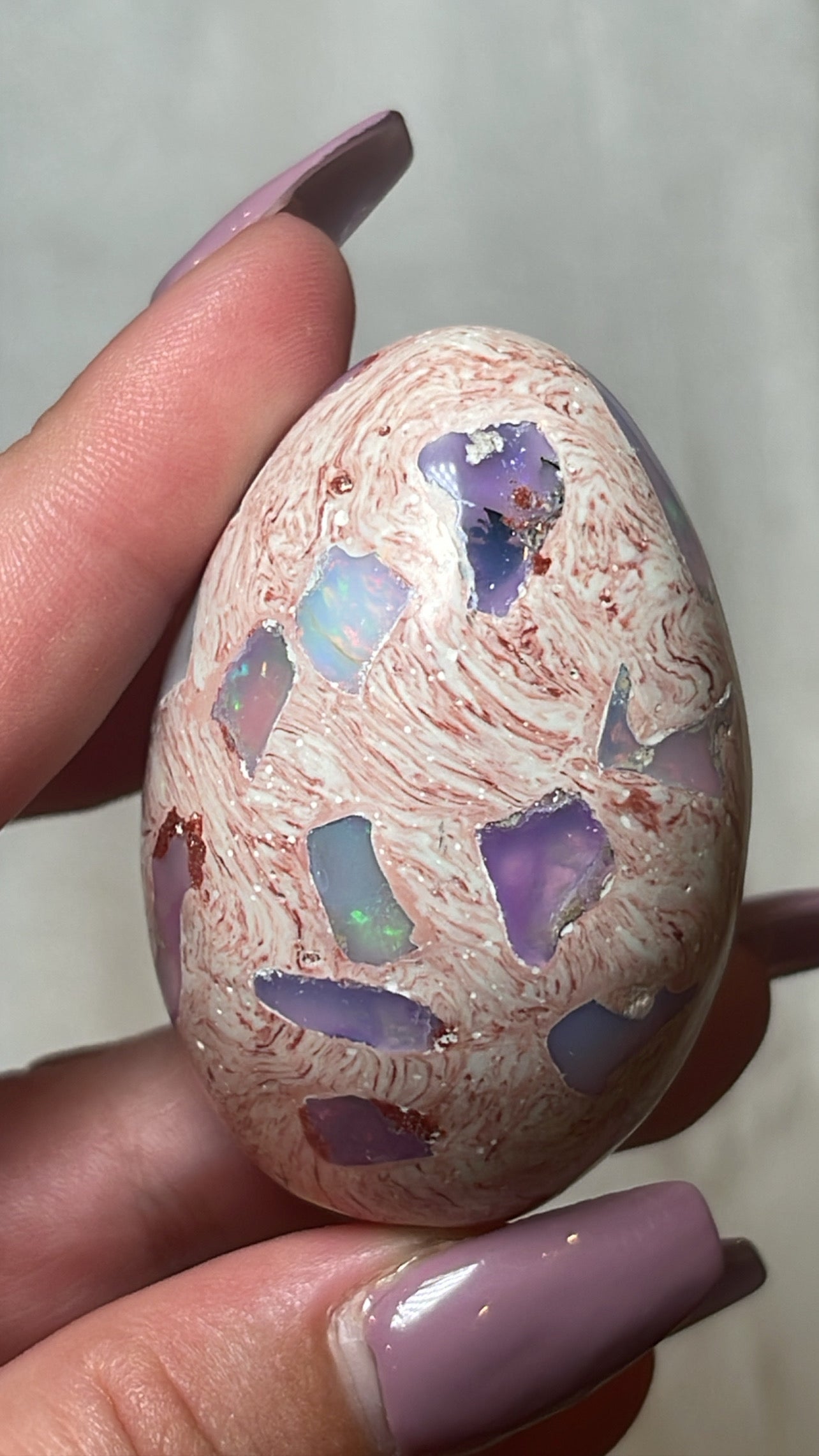 Mexican Fire Opal AAA Egg