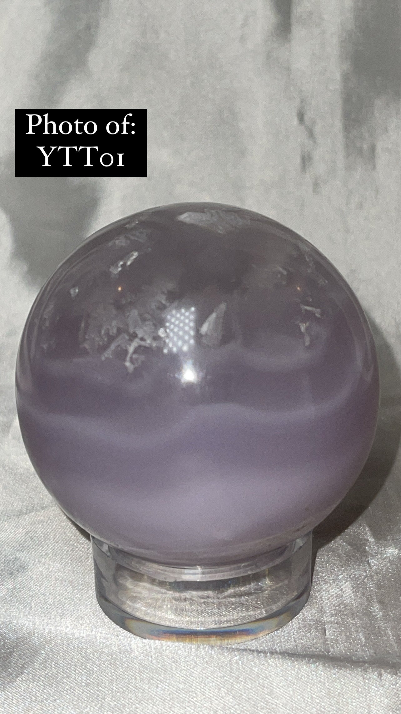 Yttrium Fluorite XL Sphere