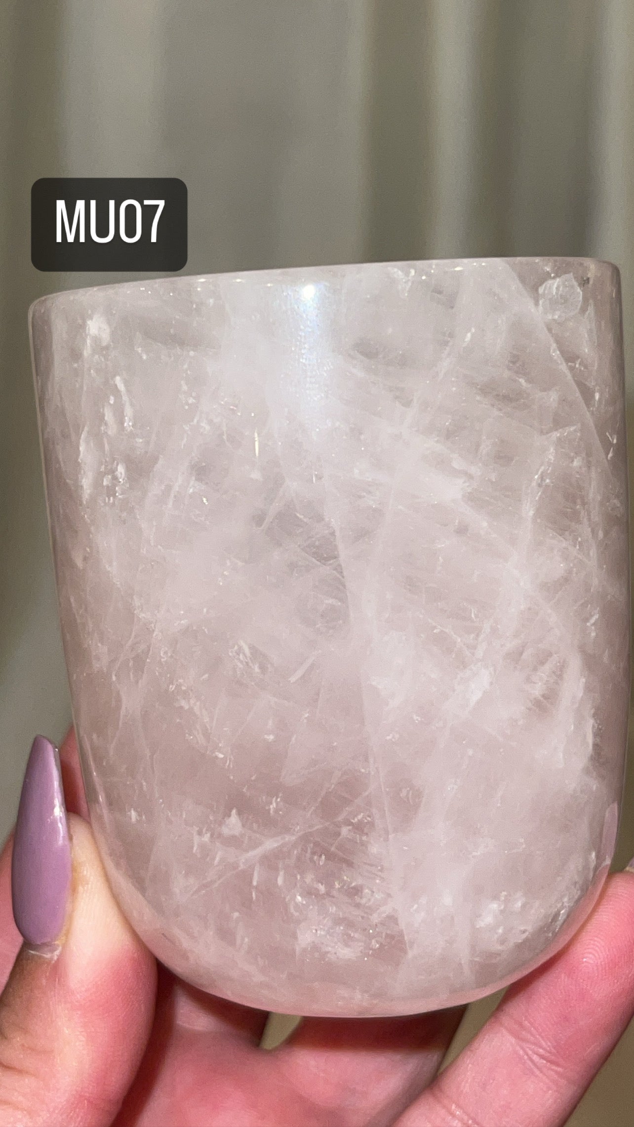Rose Quartz AAA Cup