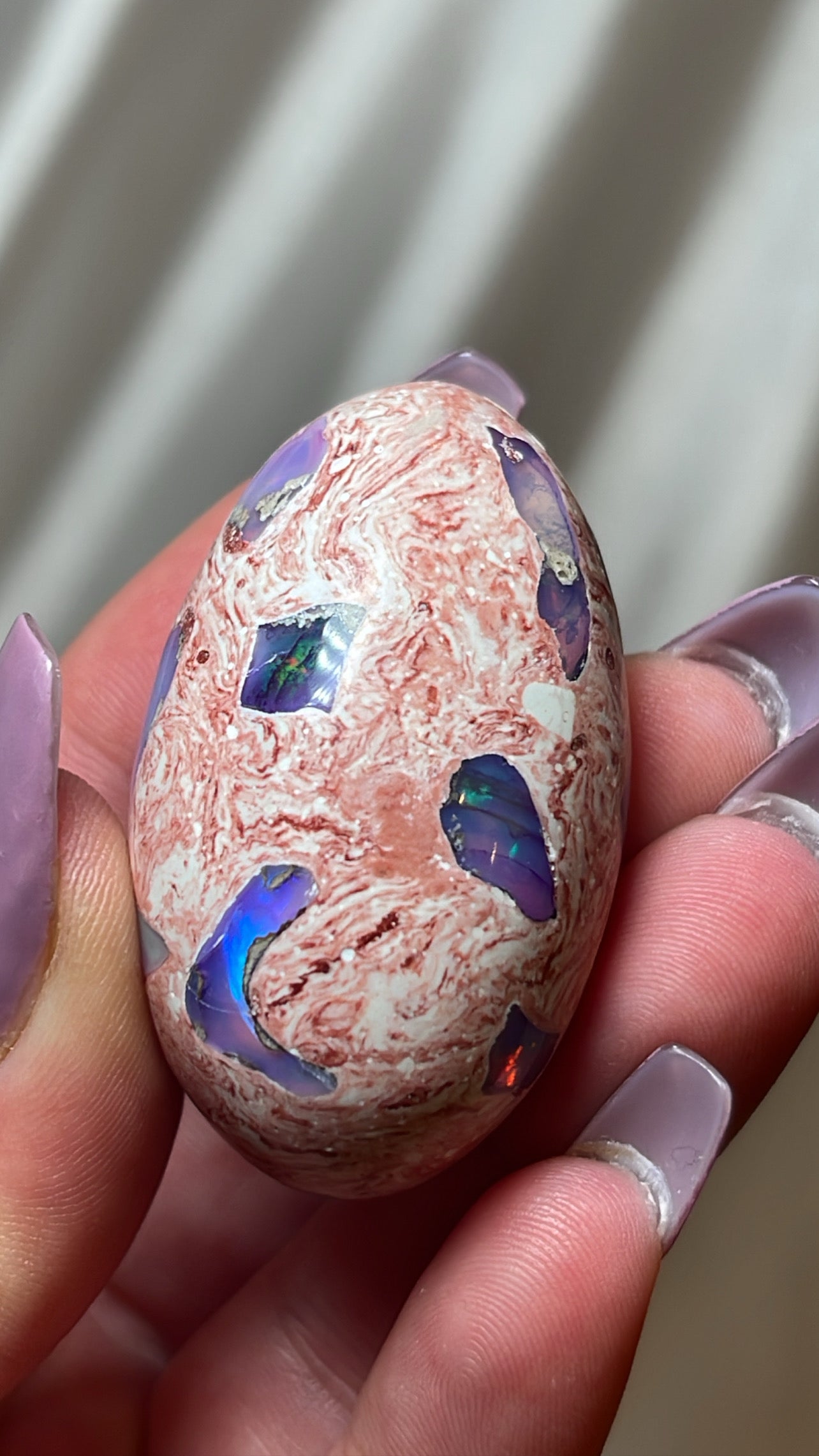 Mexican Fire Opal AAA Egg