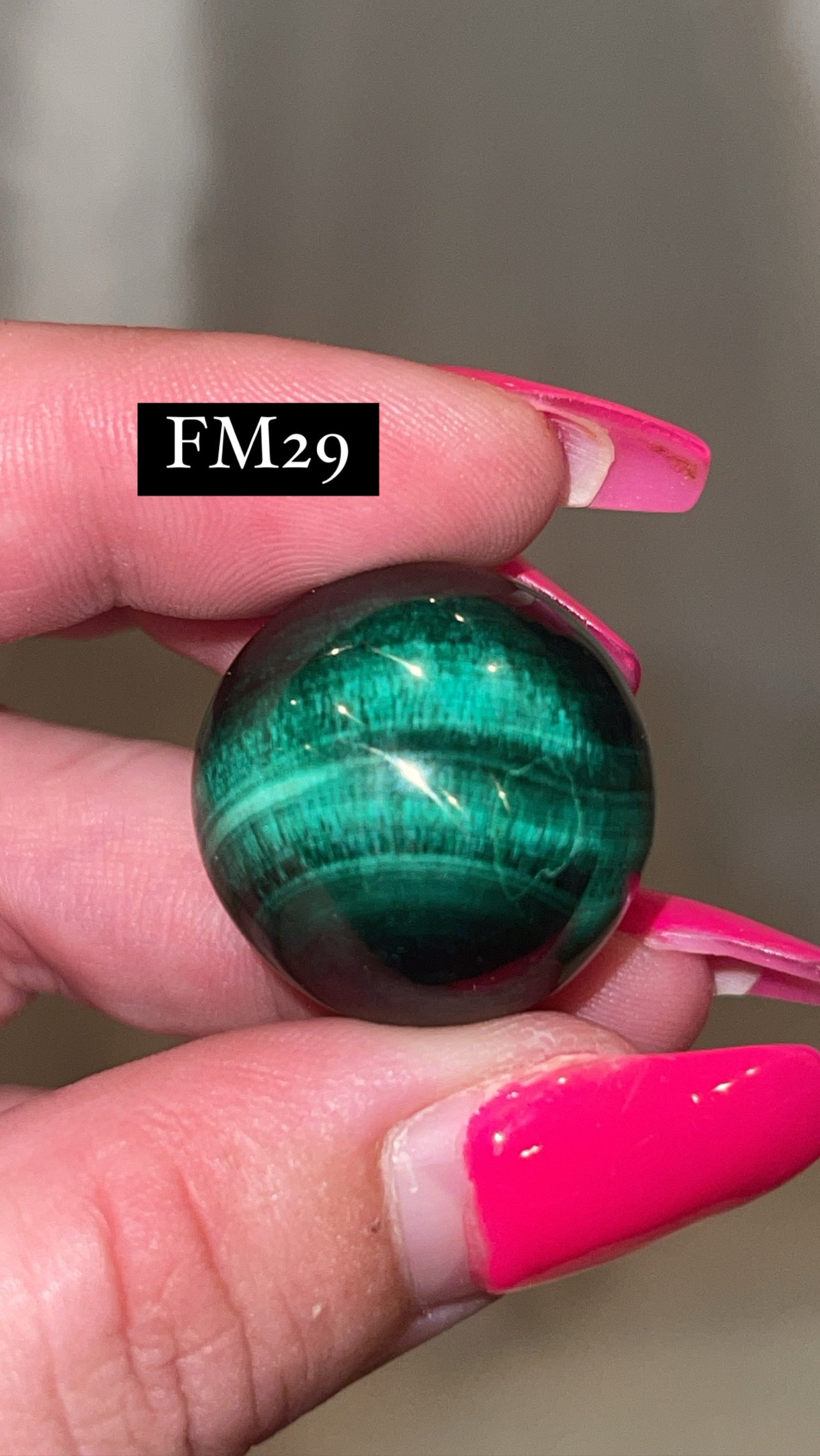 Velvet Fibrous Malachite AAA Sphere