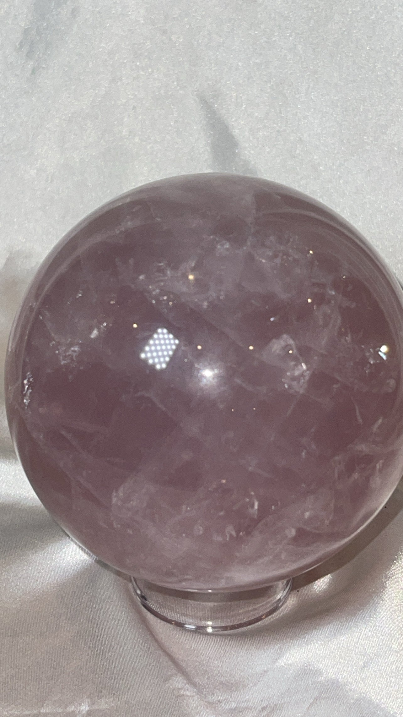 Star Rose Quartz XL Sphere (102mm)