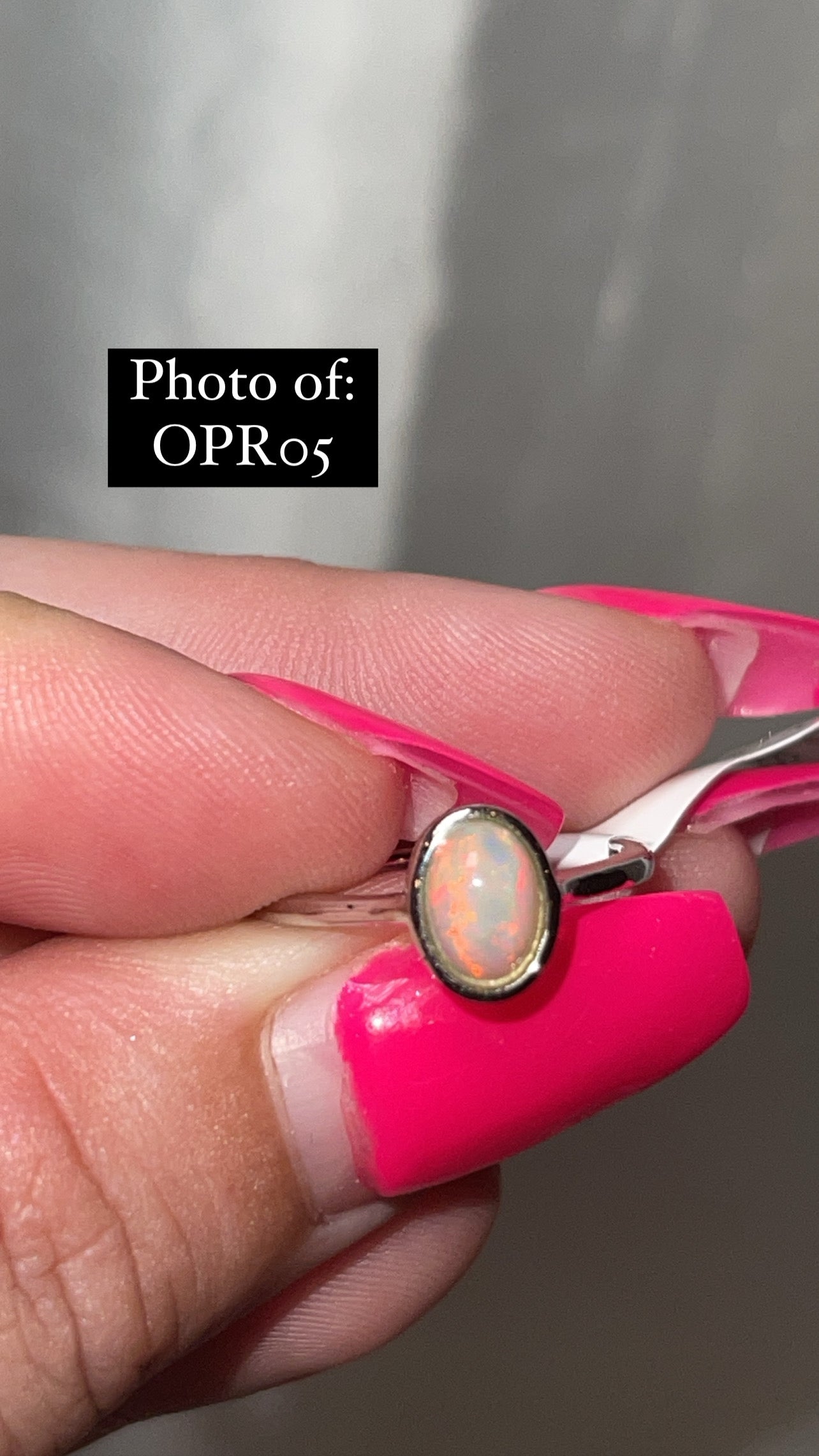 Ethiopian Welo Opal 925 Sterling Silver Adjustable Ring (Choose Your Own)