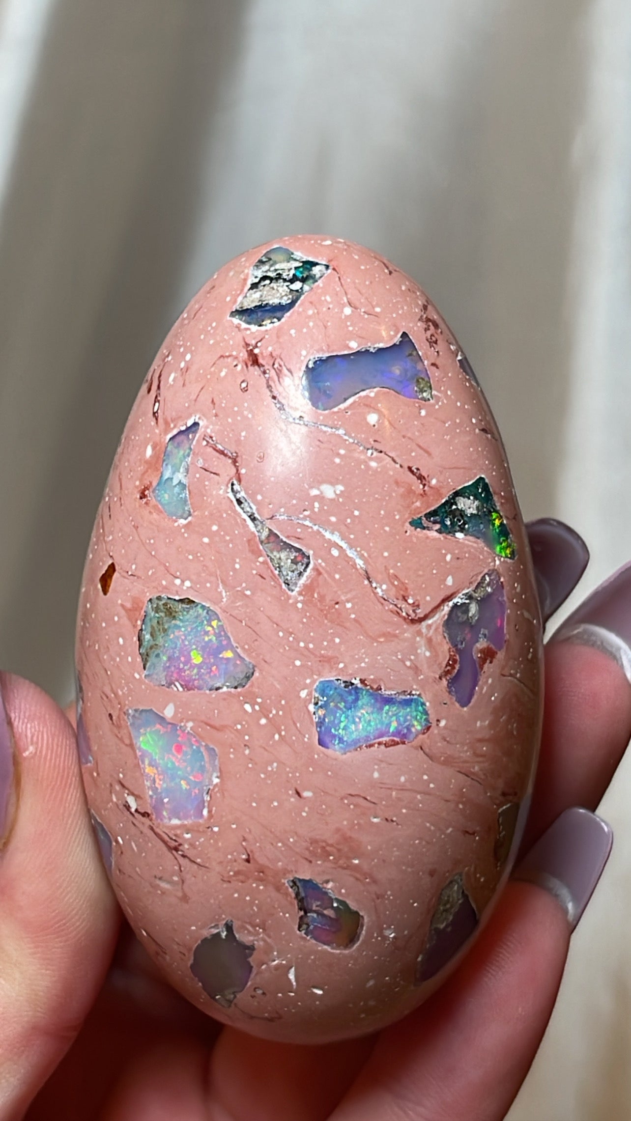 Mexican Fire Opal AAA Egg