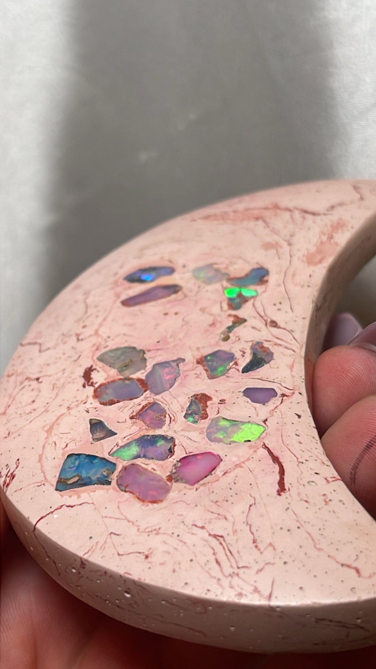 Mexican Fire Opal AAA XL Moon