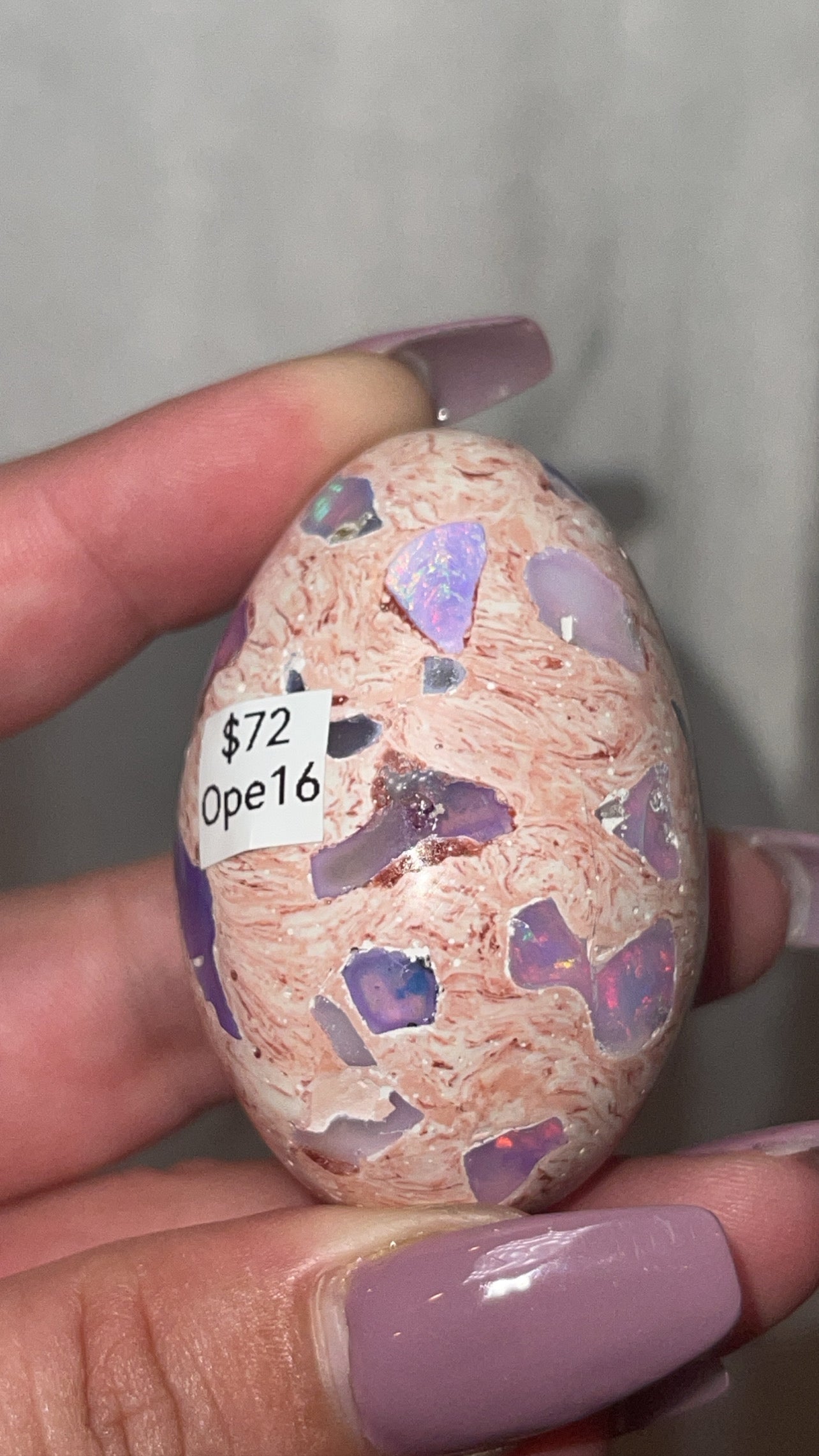 Mexican Fire Opal AAA Egg