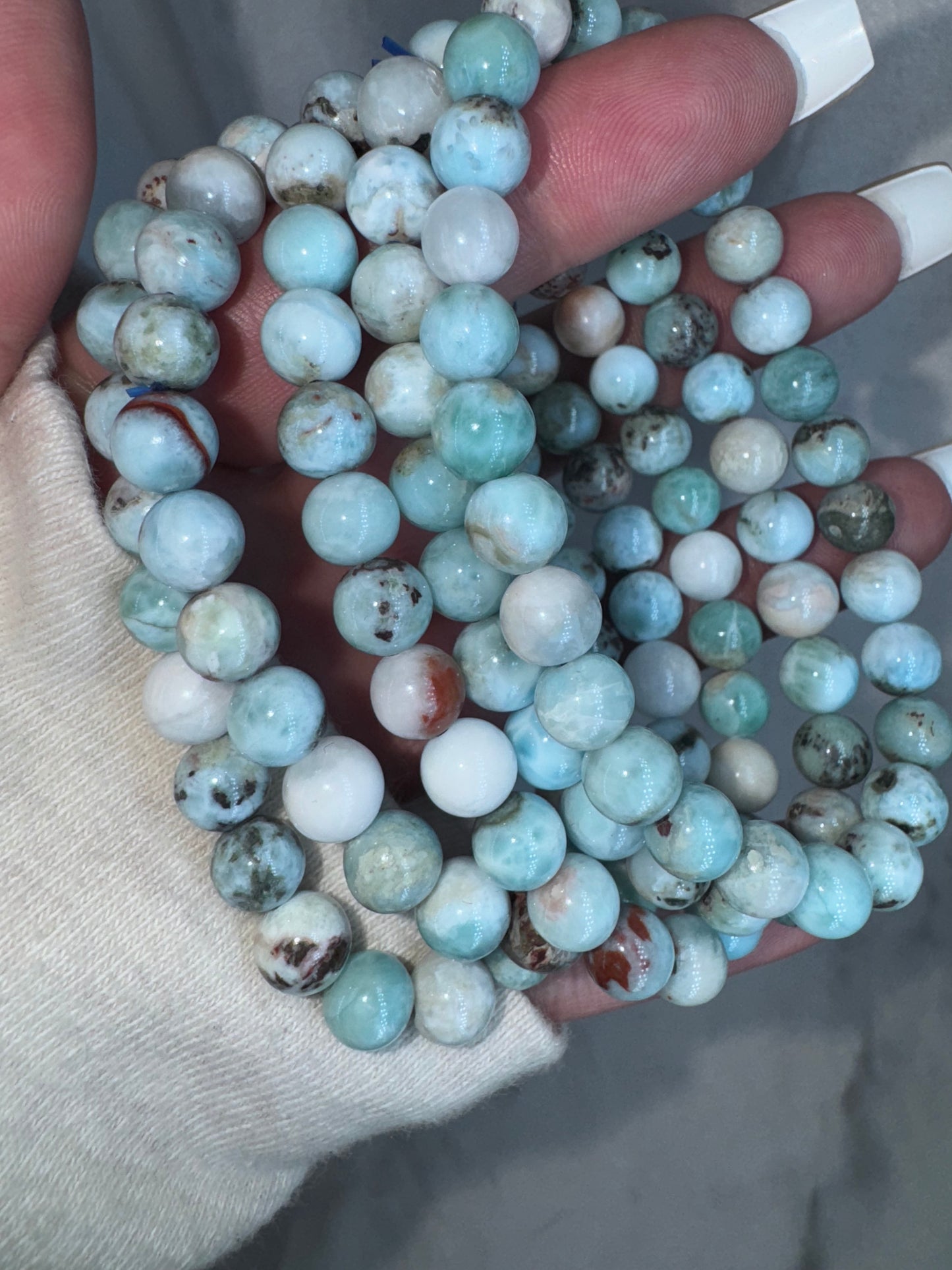 Larimar 8mm Bracelet