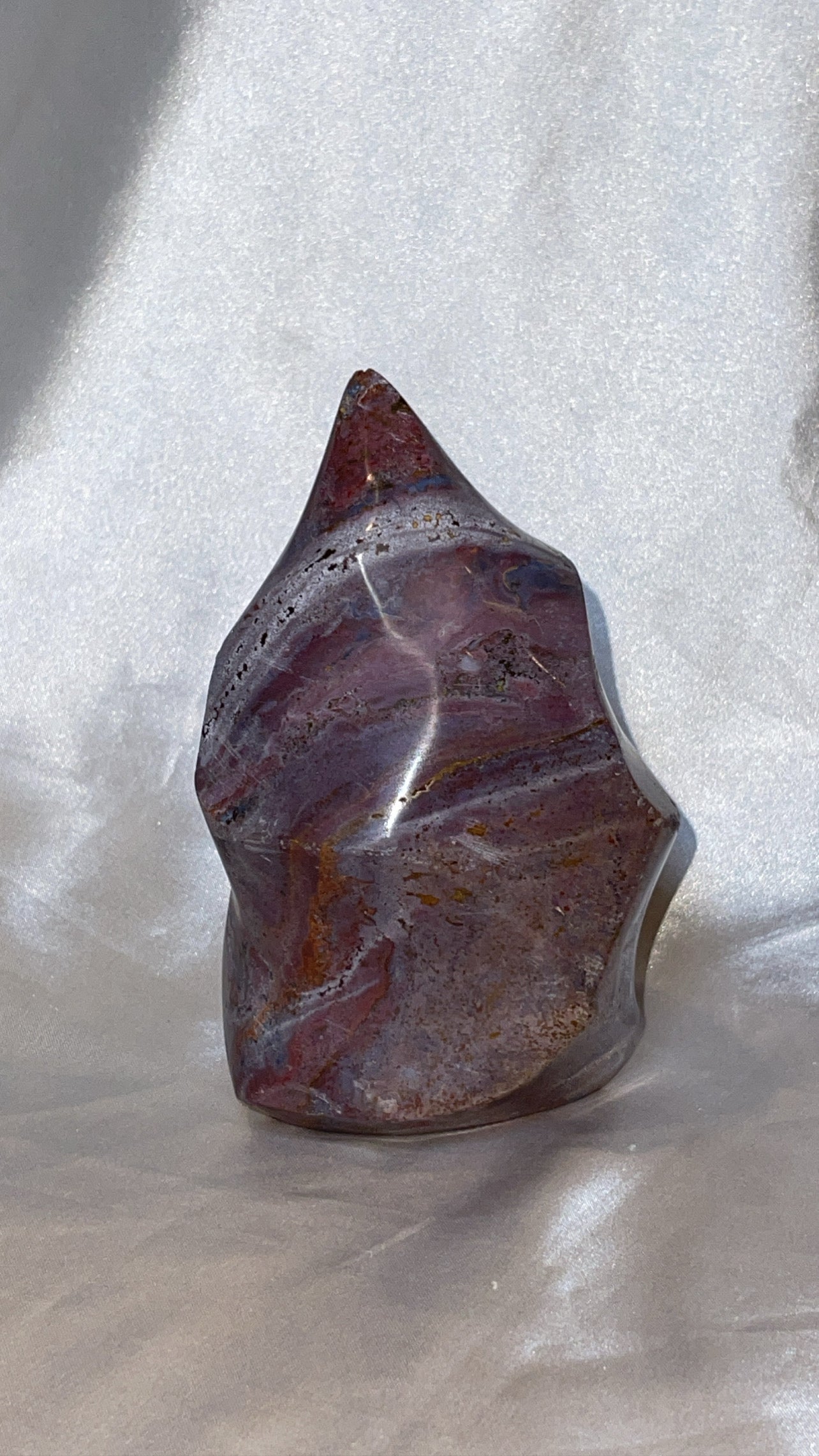 Pink/Purple Ocean Jasper AAA Large Flame