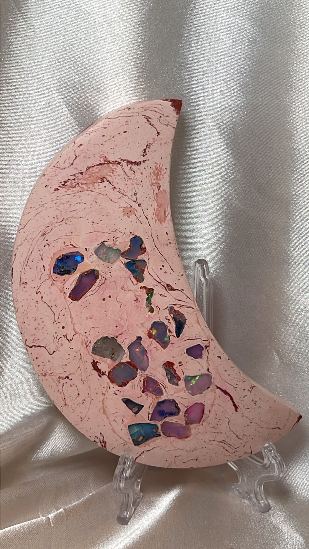 Mexican Fire Opal AAA XL Moon