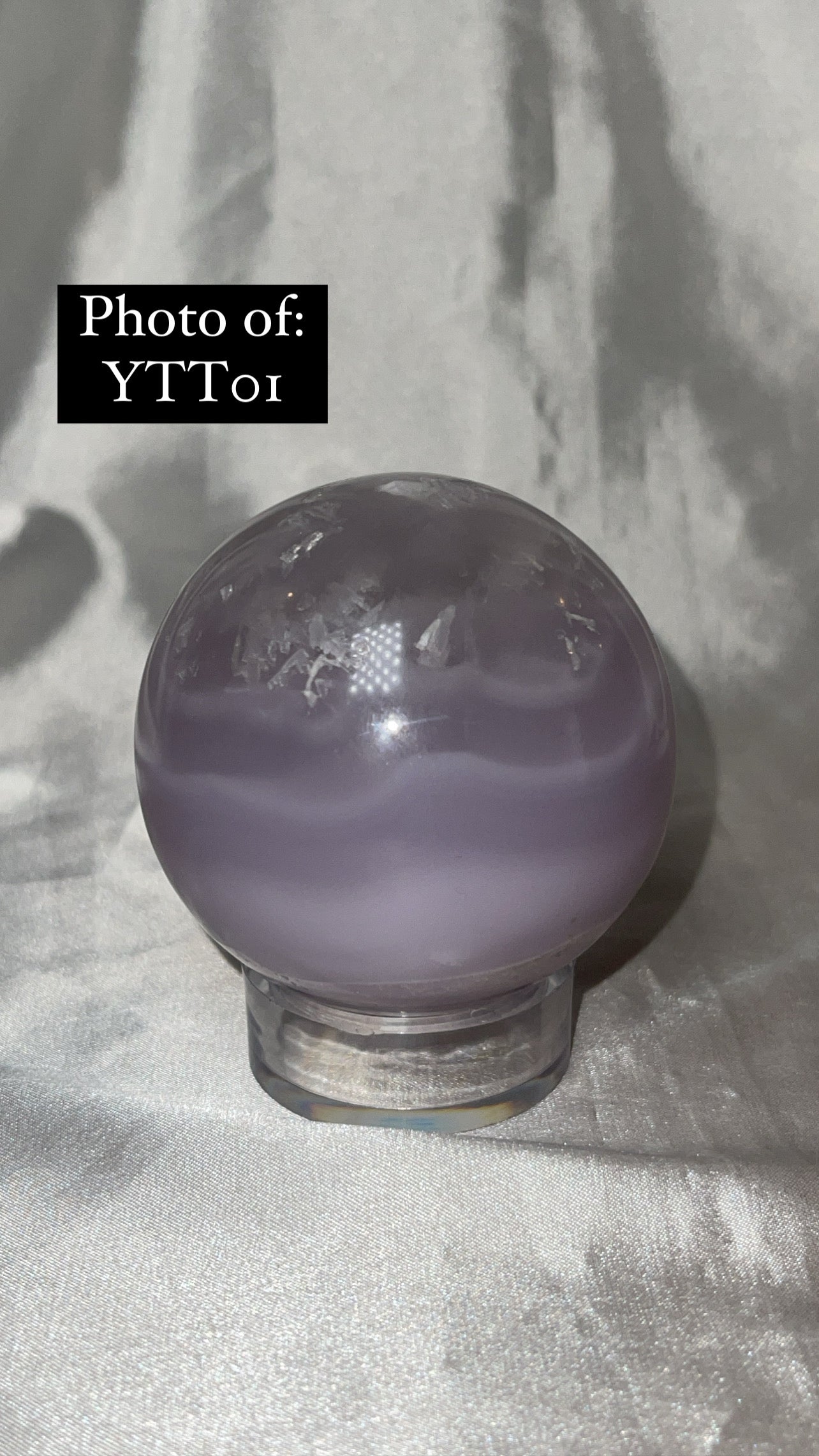 Yttrium Fluorite XL Sphere