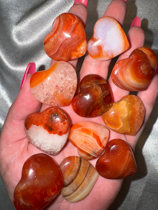 Carnelian Small Heart