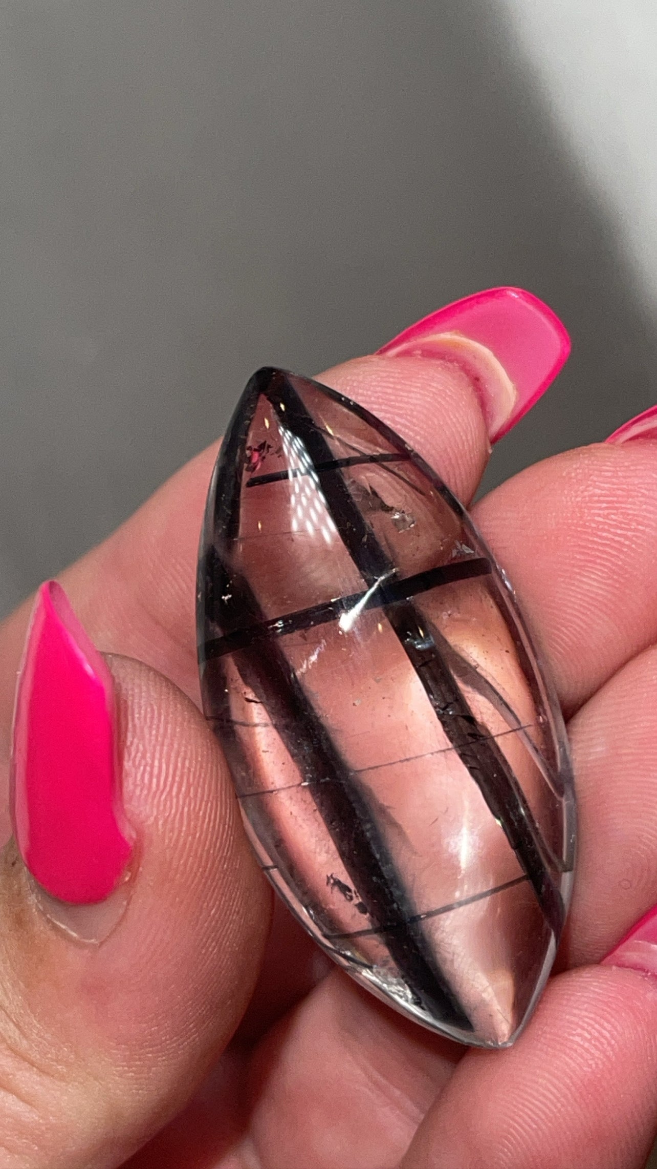 Super RARE Blue Tourmaline in Quartz Polished