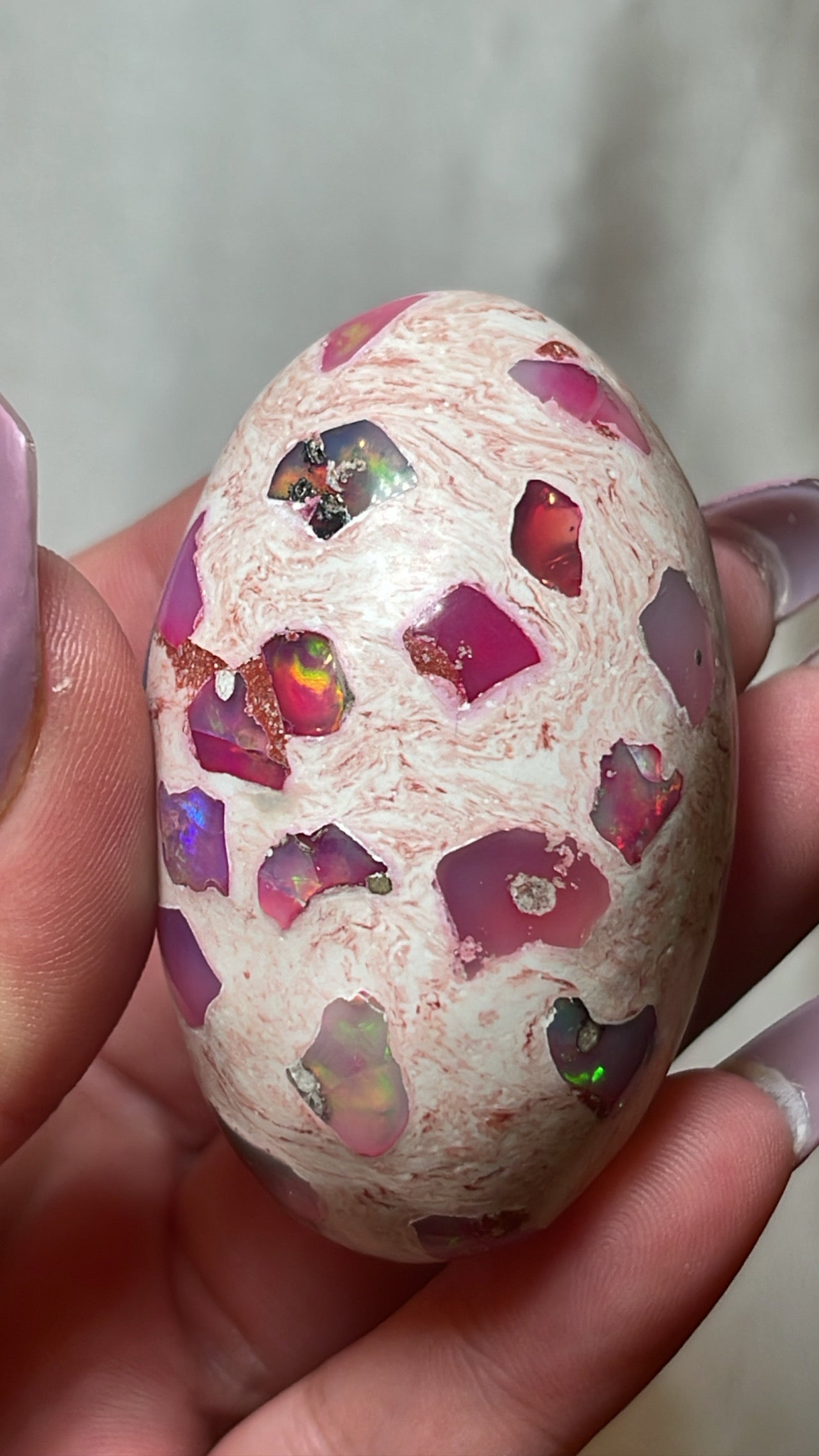 Mexican Fire Opal AAA Egg