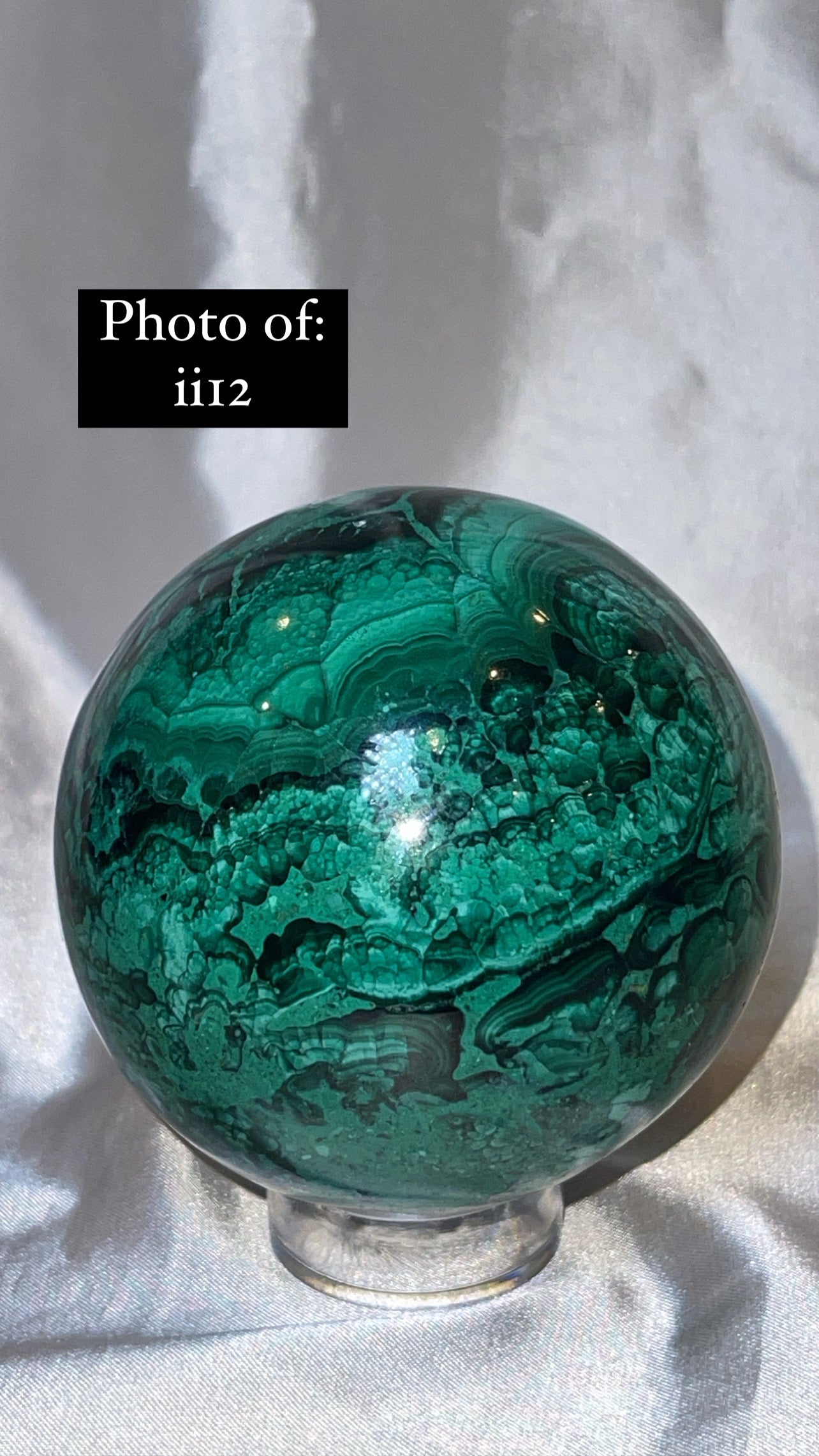Malachite AA Large/XL Sphere