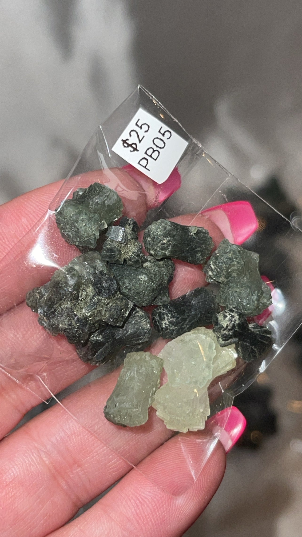 Prehnite Epidote Bowtie Bundle