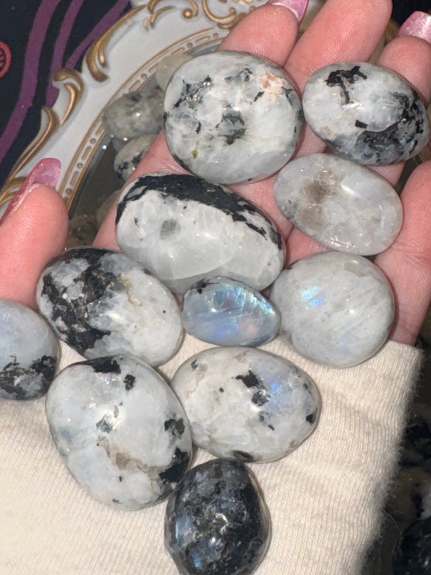 Rainbow Moonstone Tumble