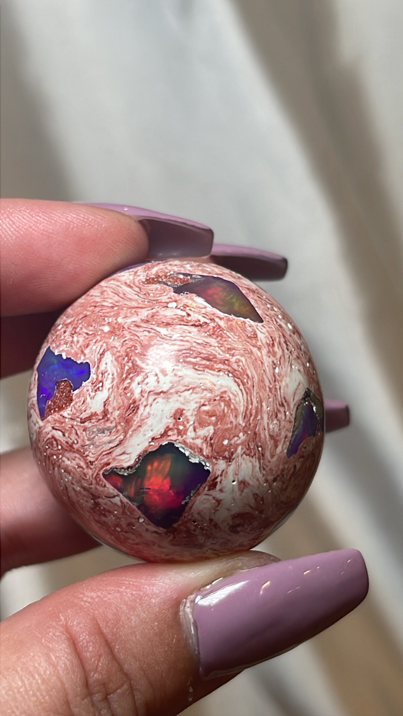 Mexican Fire Opal AAA Sphere