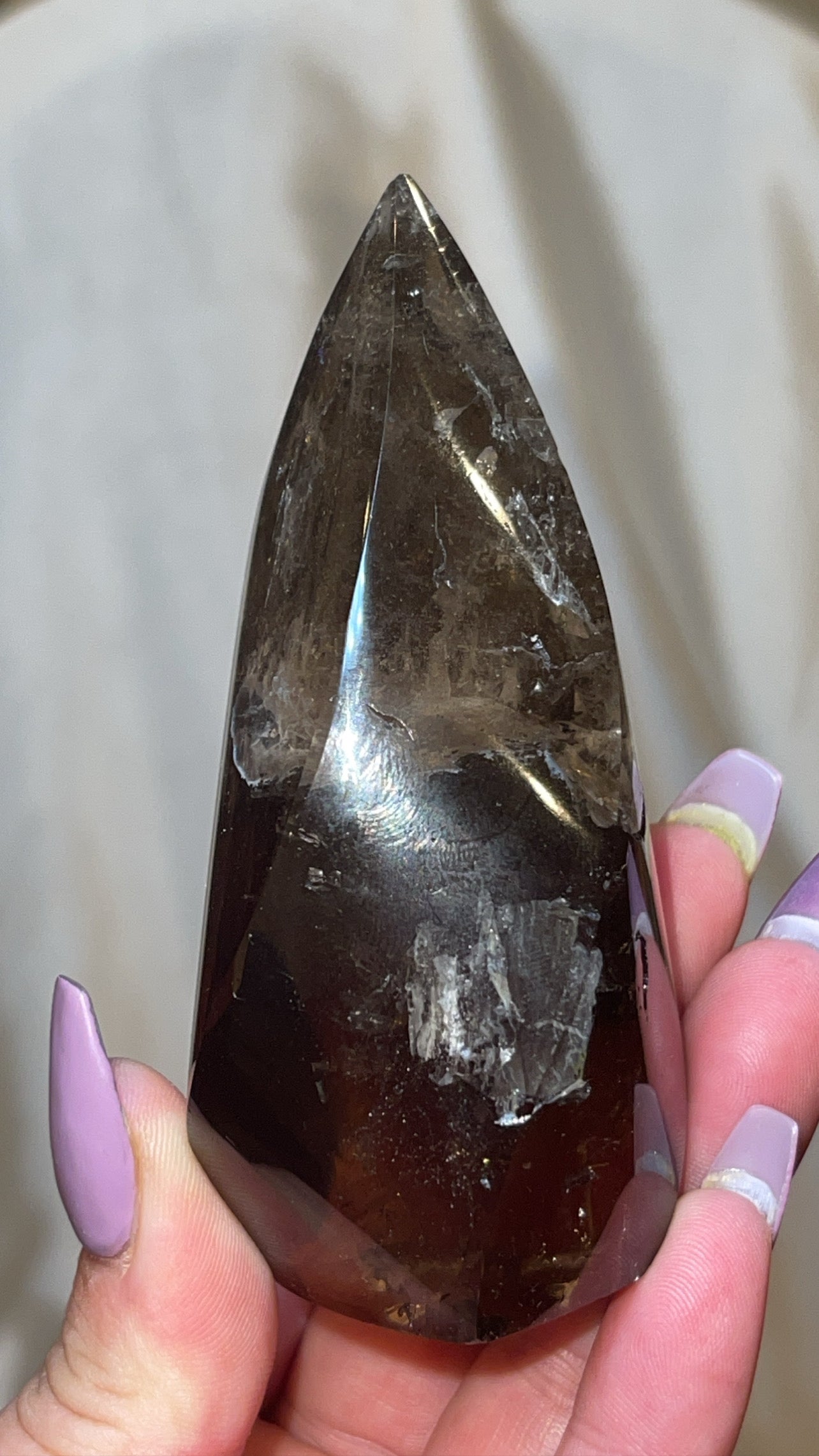 Smoky Quartz AAA Flame