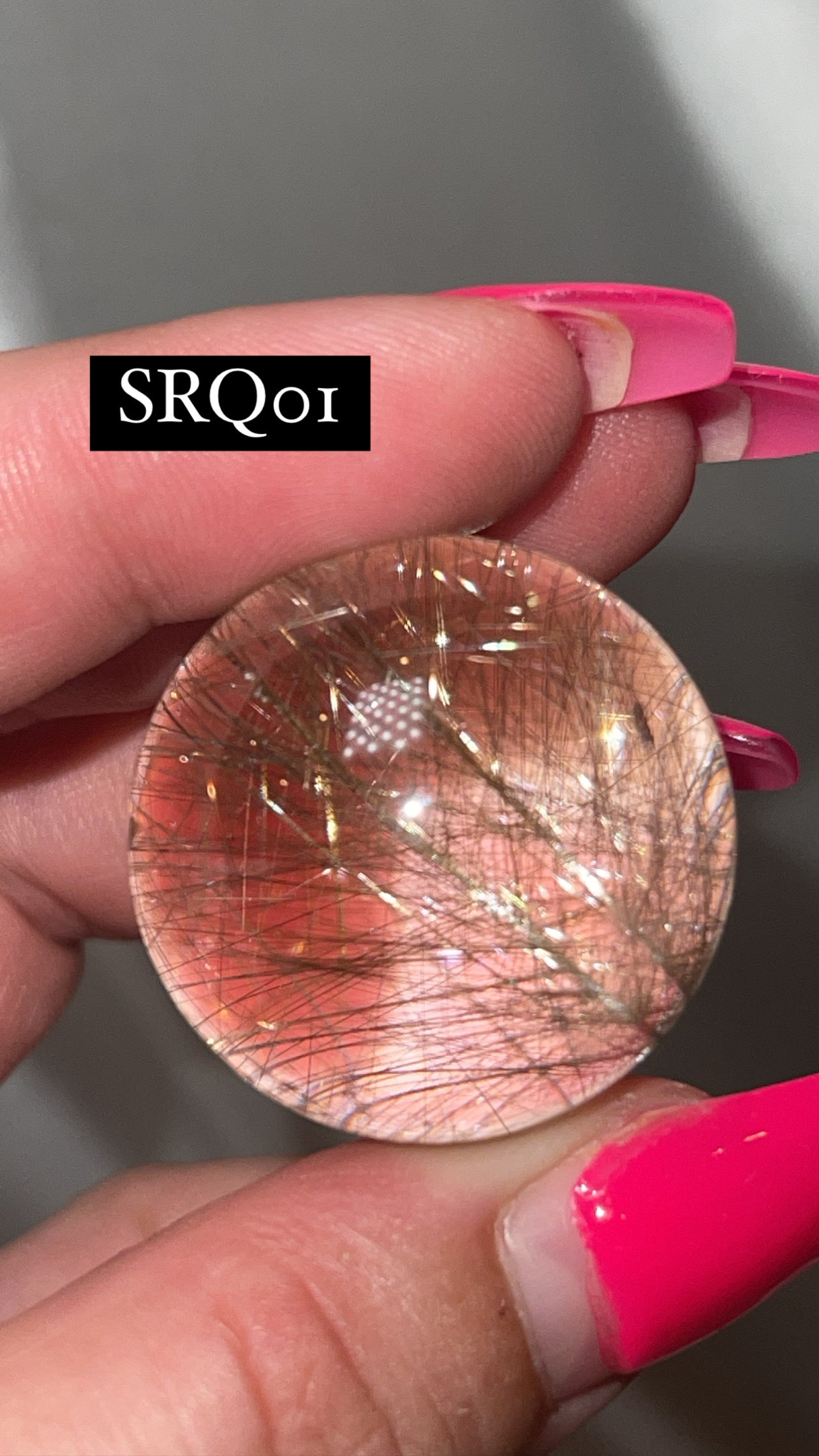 Silver Rutile Quartz AAA Sphere