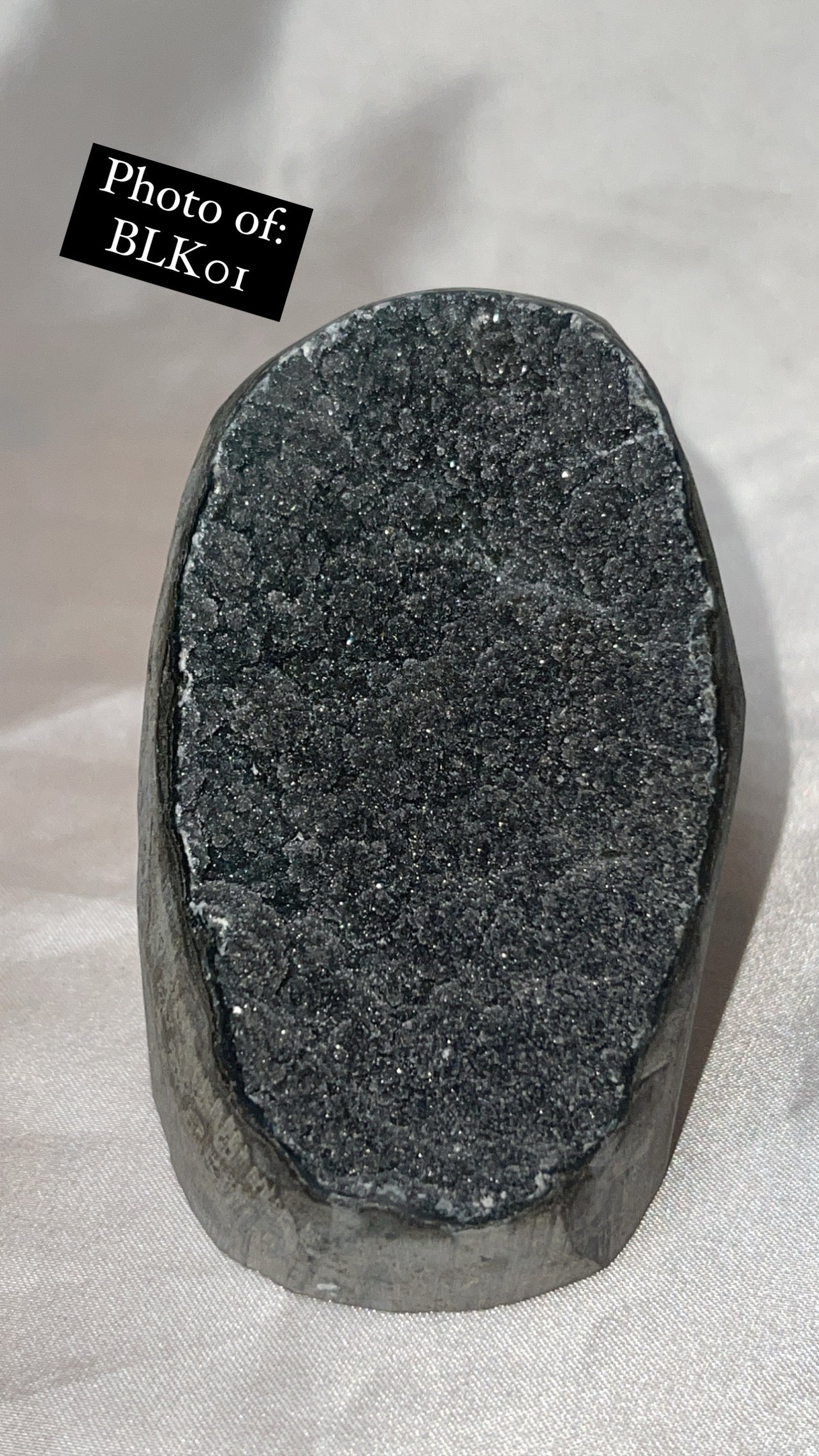 Black Amethyst Cut Base