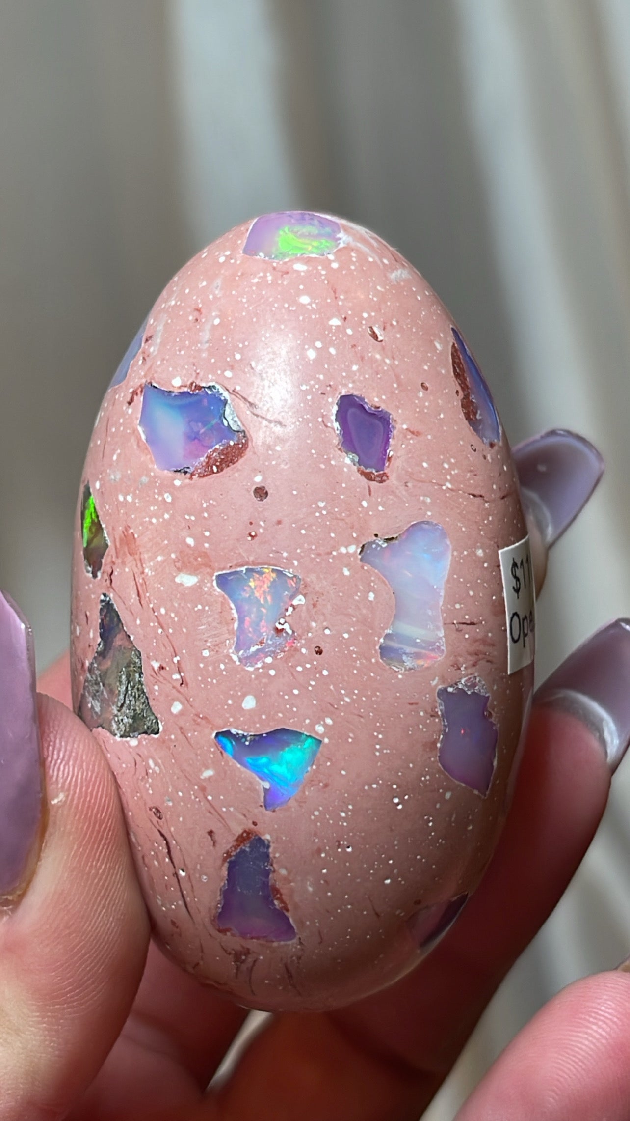 Mexican Fire Opal AAA Egg