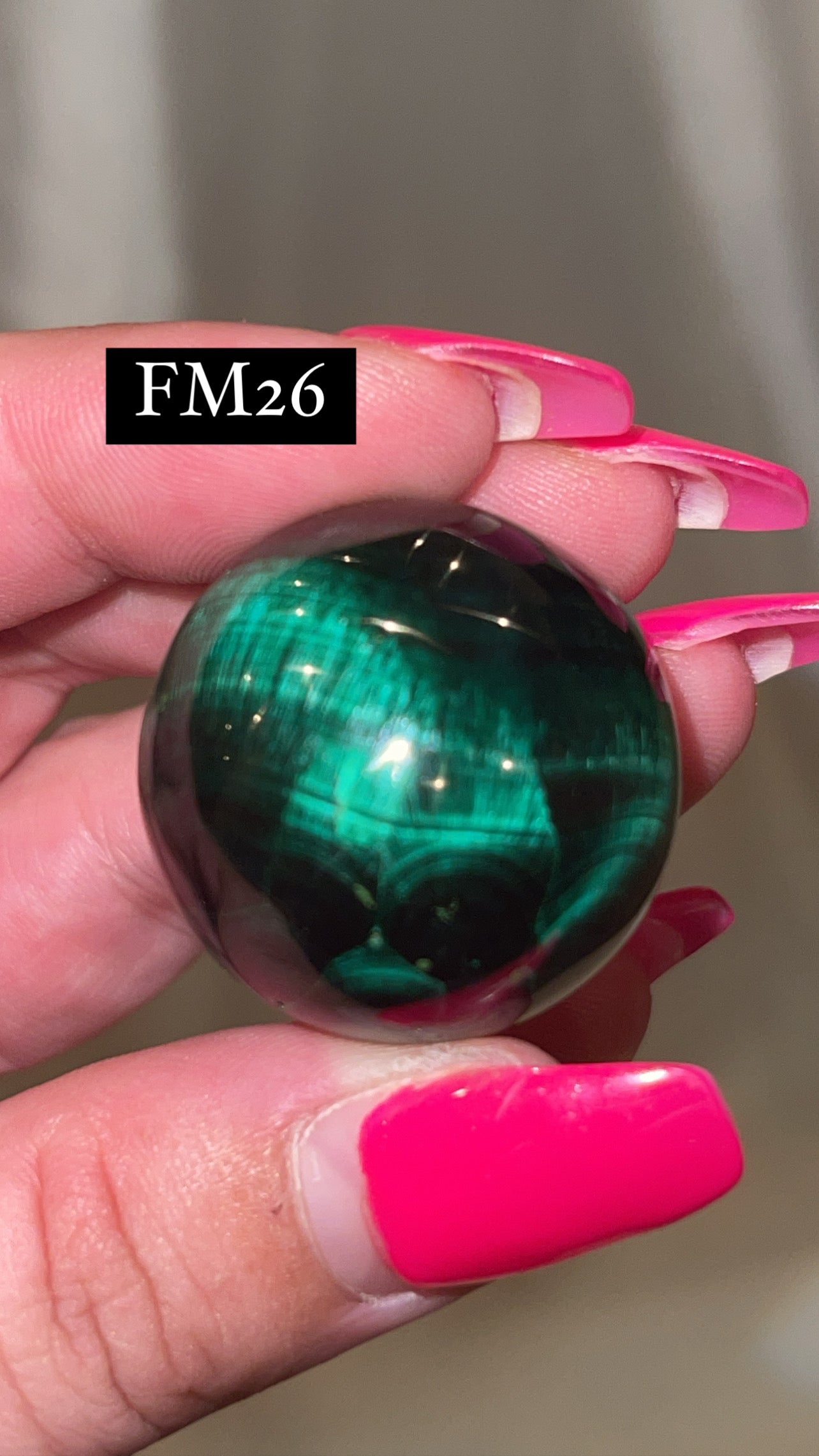 Velvet Fibrous Malachite AAA Sphere